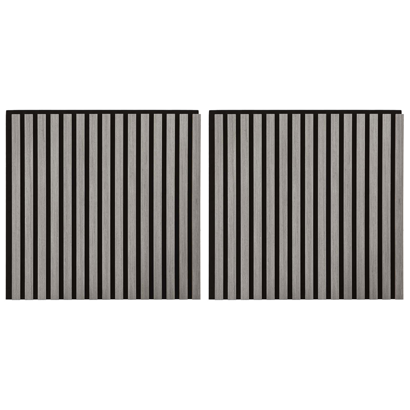 Zidne panele 2 pcs Siva 60,5 x 60 cm