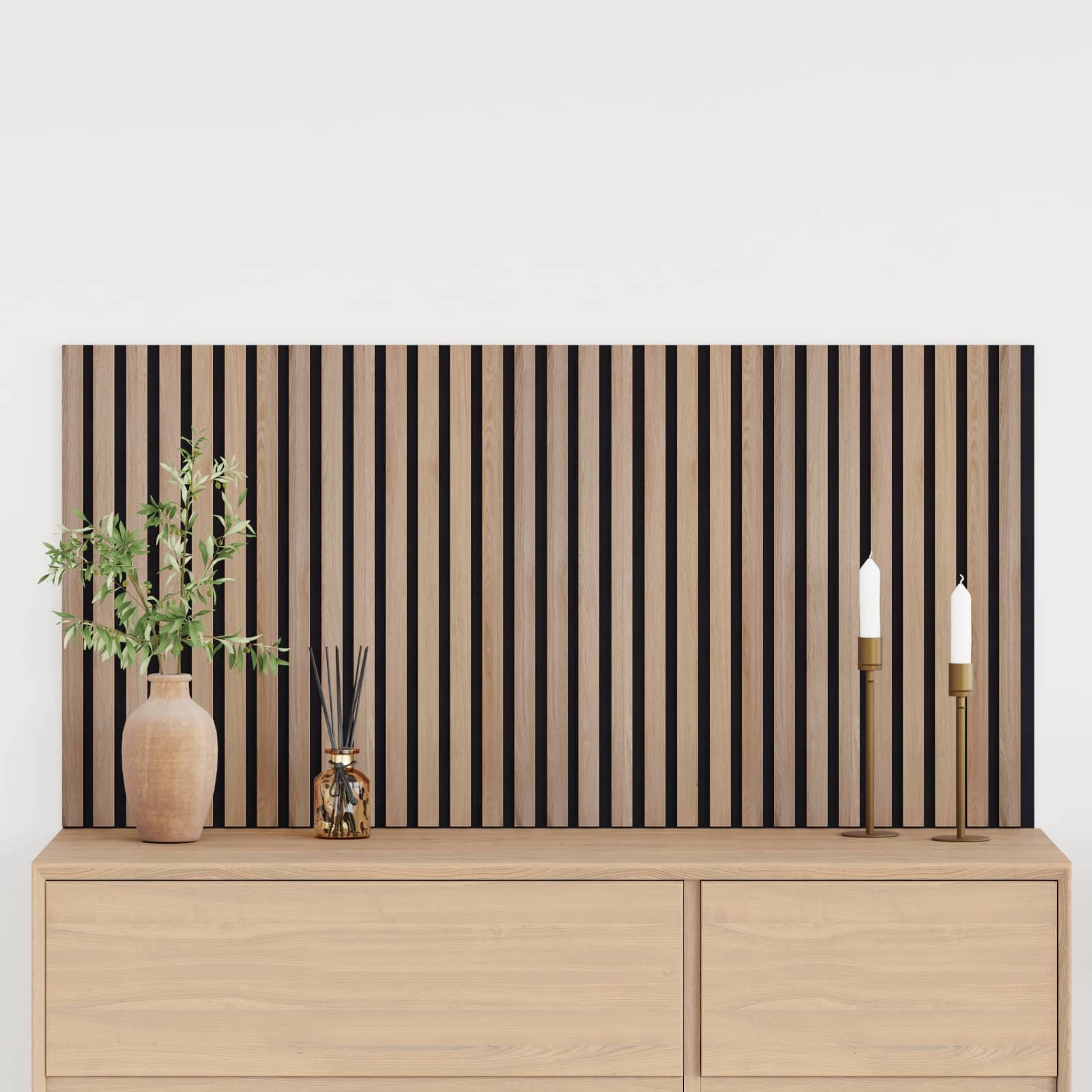 Zidne panele 2 pcs Smeđa 60,5 x 60 cm