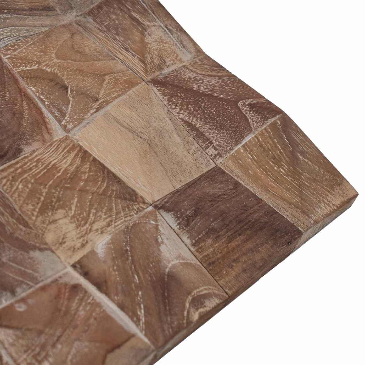Zidne panele 11 kom. Bjeljen 30 x 30 x 1,7 cm Čvrsto teak drvo