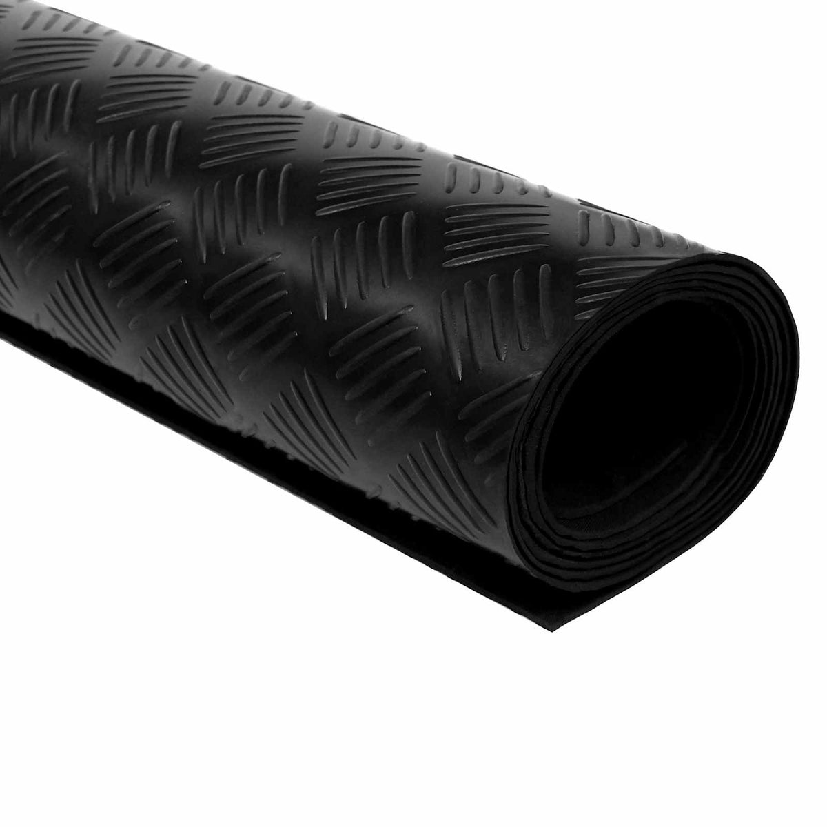 Podni mat Crna 1 x 2 m Guma