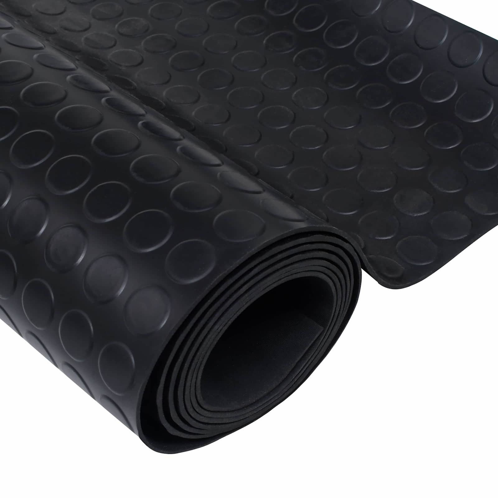 Podni mat Crna 1 x 5 m Guma