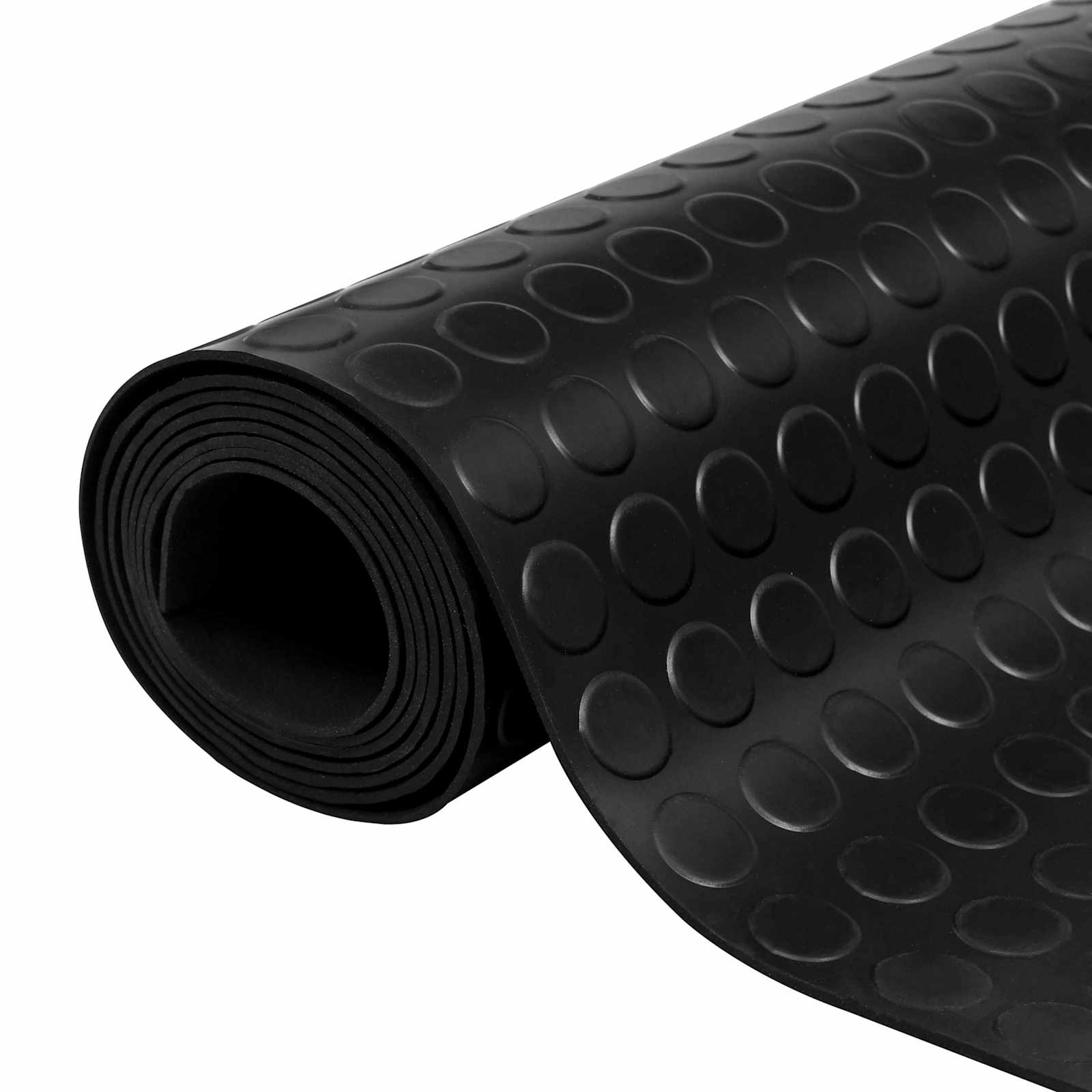 Podni mat Crna 1 x 5 m Guma