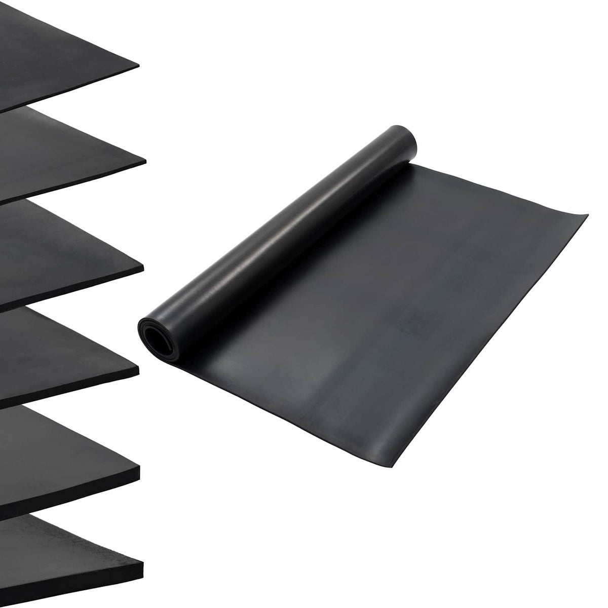 Podni mat Crna 1,2 x 2 m Guma