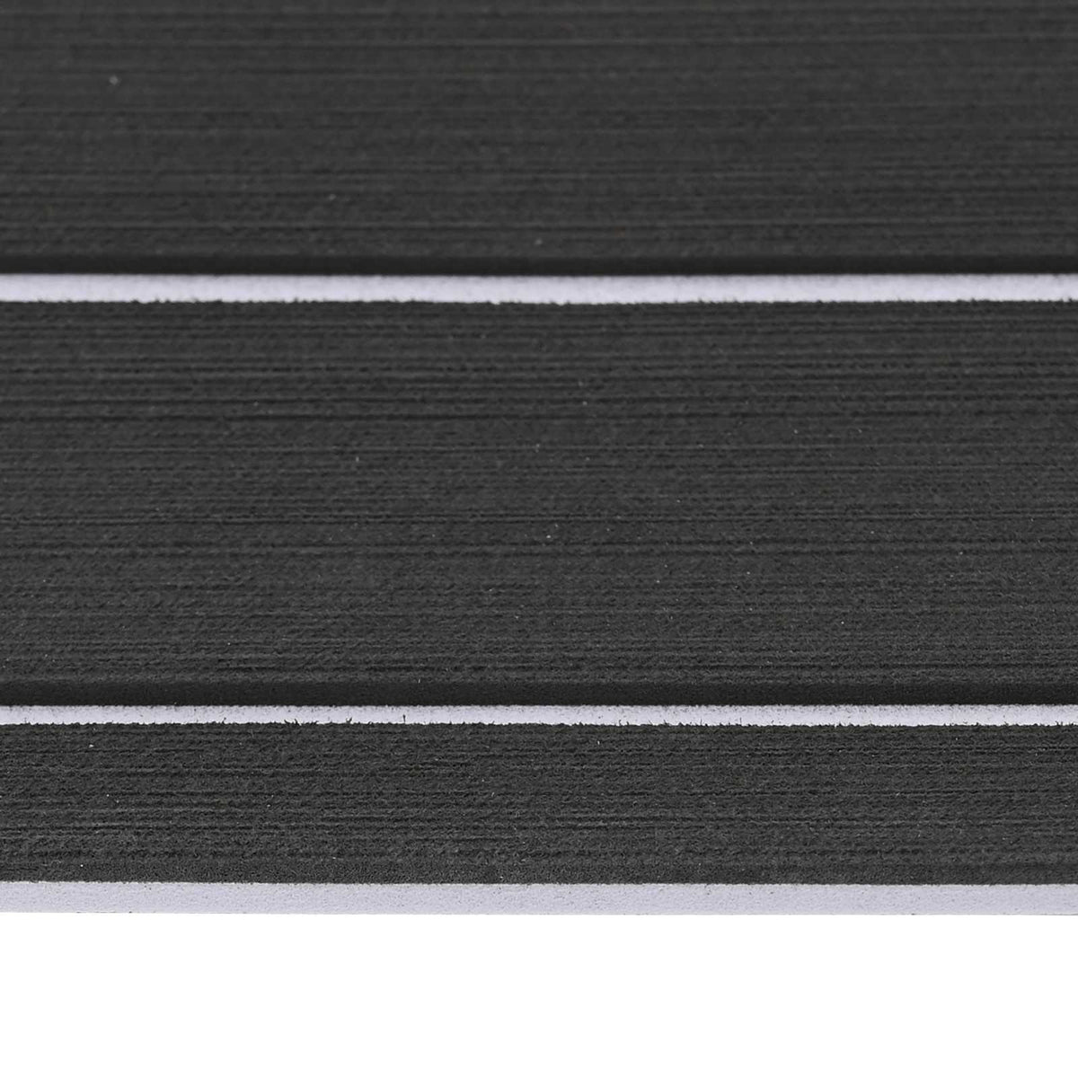 Prostirka za čamce Prugasti Tamno siva i bijela 240 x 90 cm EVA