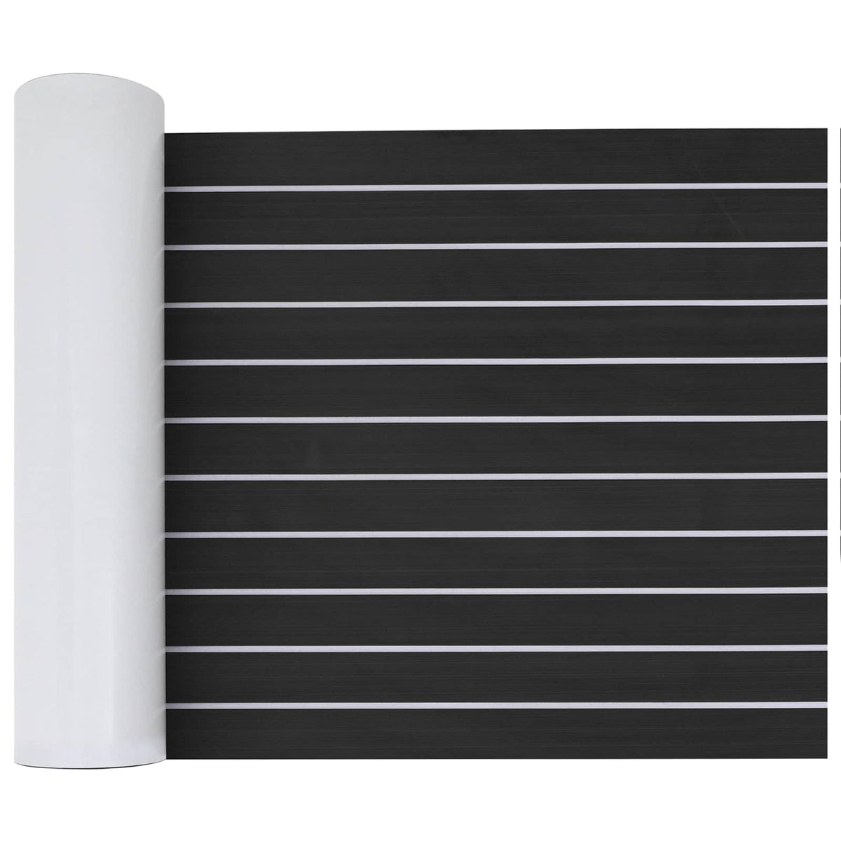Prostirka za čamce Prugasti Tamno siva i bijela 240 x 60 cm EVA