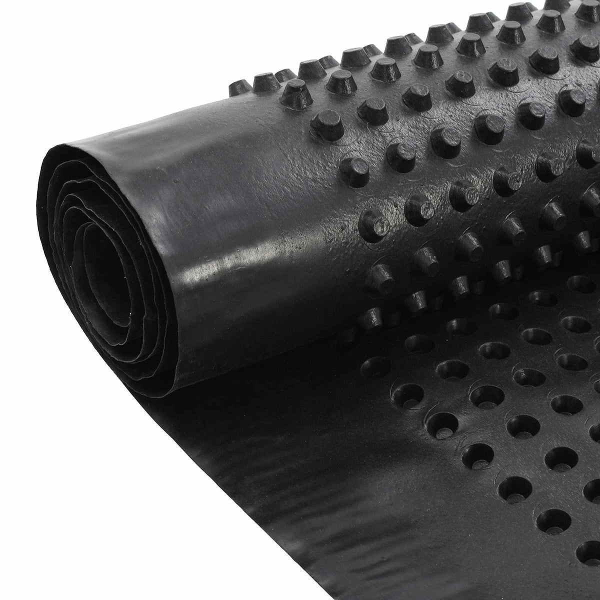 Pucketana odvodna ploča Crna 1 x 10 m HDPE