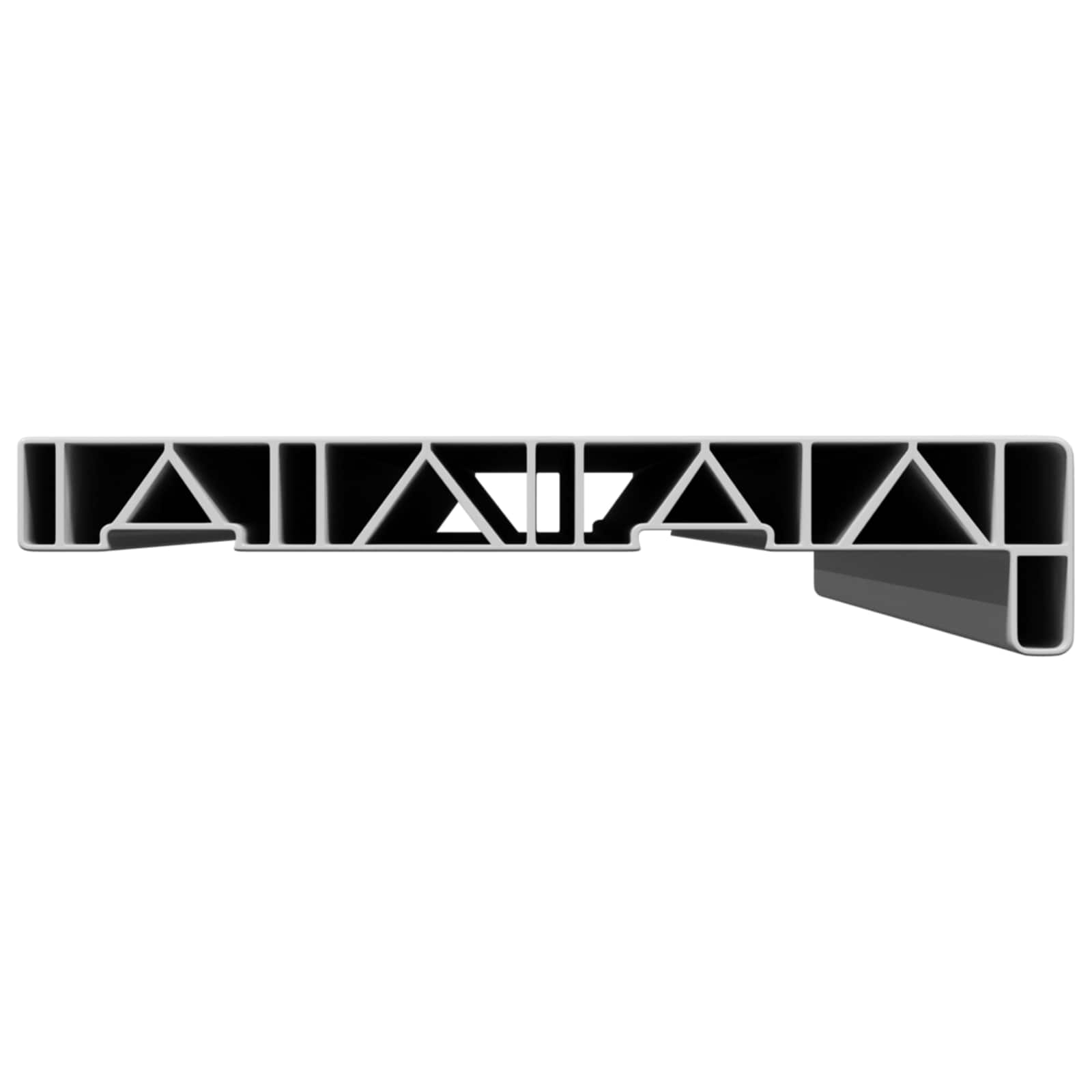 Prozorska klupčica Bijela 100 x 25 x 4,5 cm PVC
