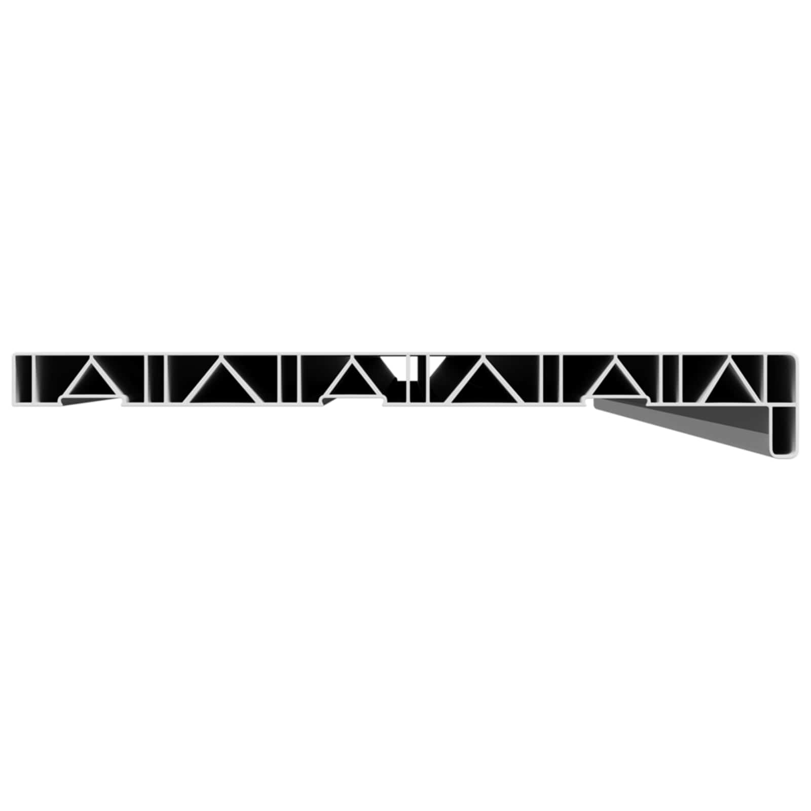 Prozorska klupčica Bijela 120 x 35 x 4,5 cm PVC
