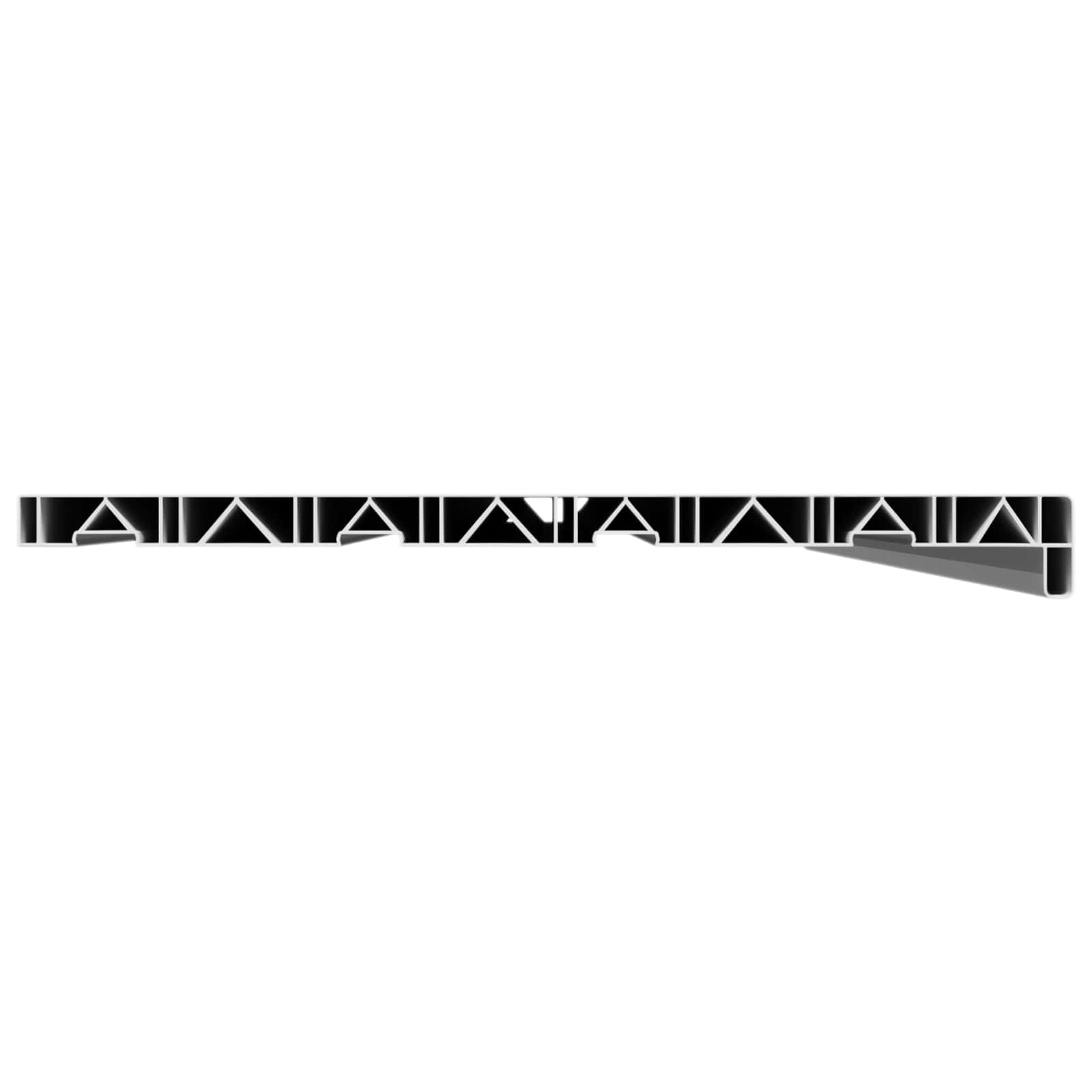 Prozorska klupčica Bijela 160 x 40 x 4,5 cm PVC