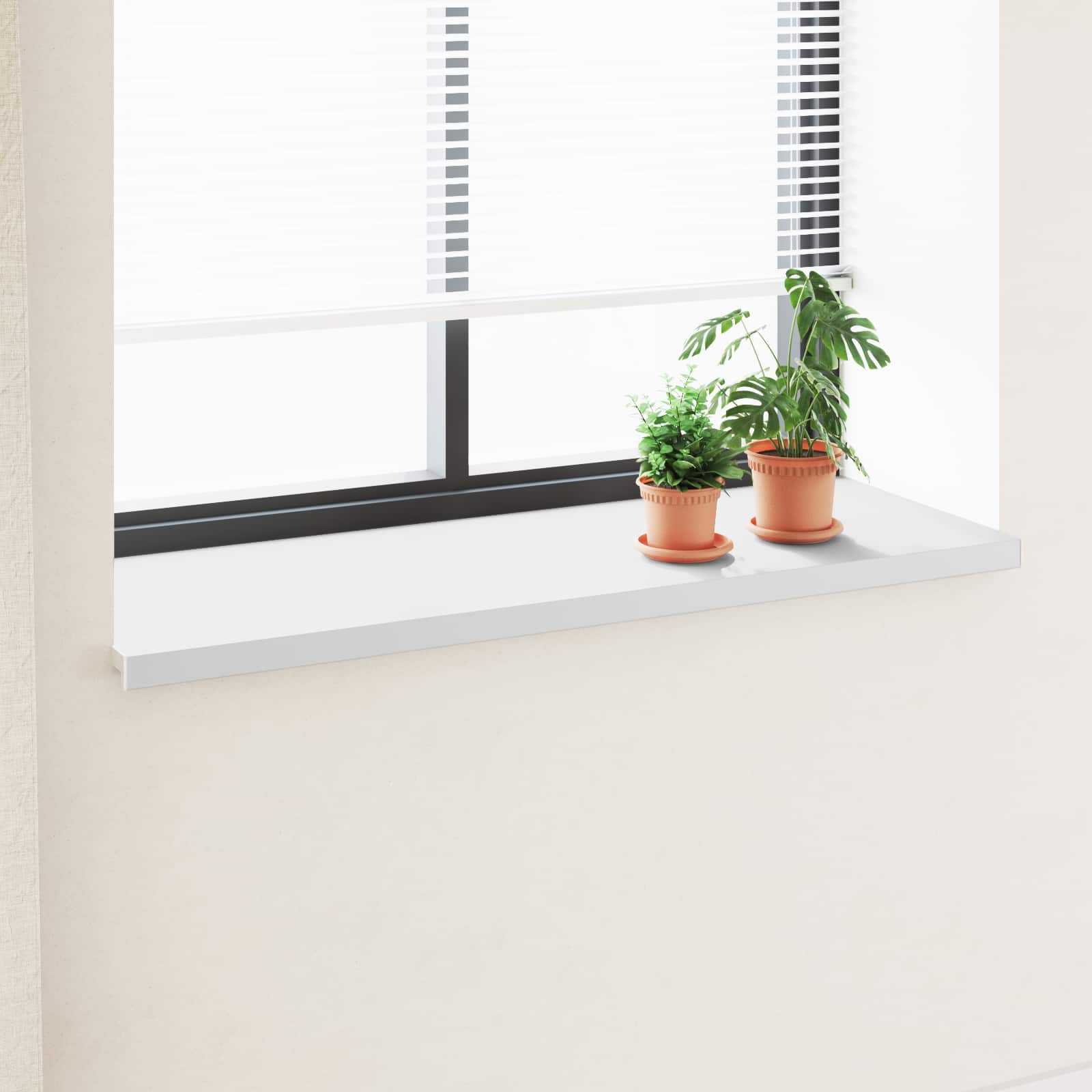 Prozorska klupčica Bijela 160 x 50 x 4,5 cm PVC