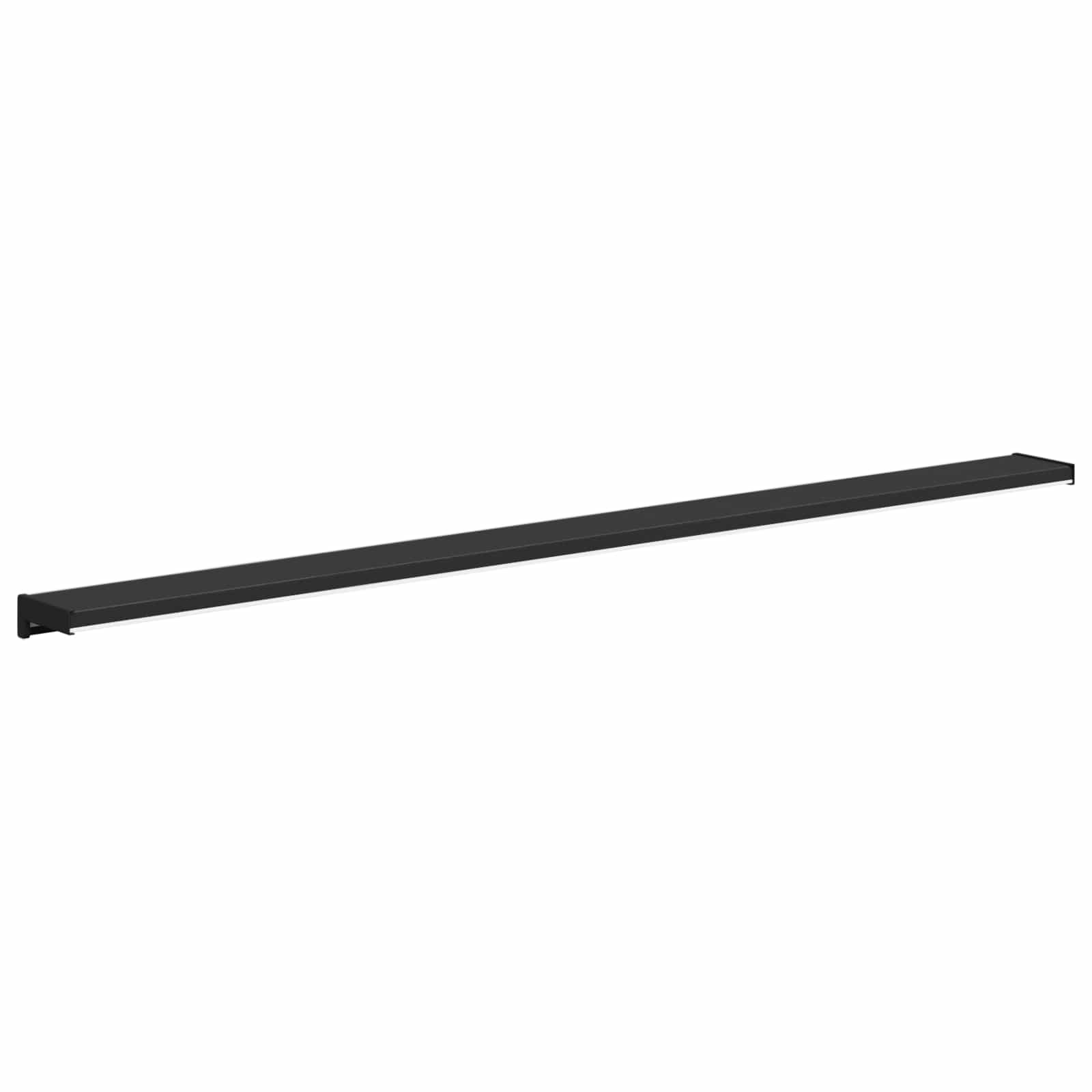 Prozorska klupčica Crno s drvenim uzorkom 140 x 10 x 4,5 cm PVC