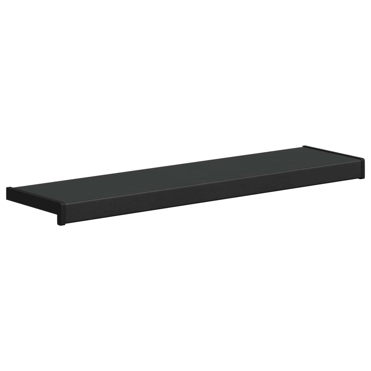Prozorska klupčica Crno s drvenim uzorkom 60 x 20 x 4,5 cm PVC