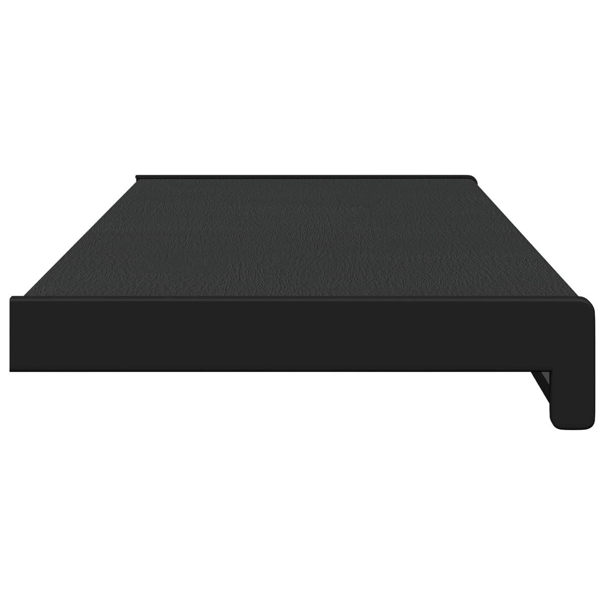 Prozorska klupčica Crno s drvenim uzorkom 100 x 20 x 4,5 cm PVC