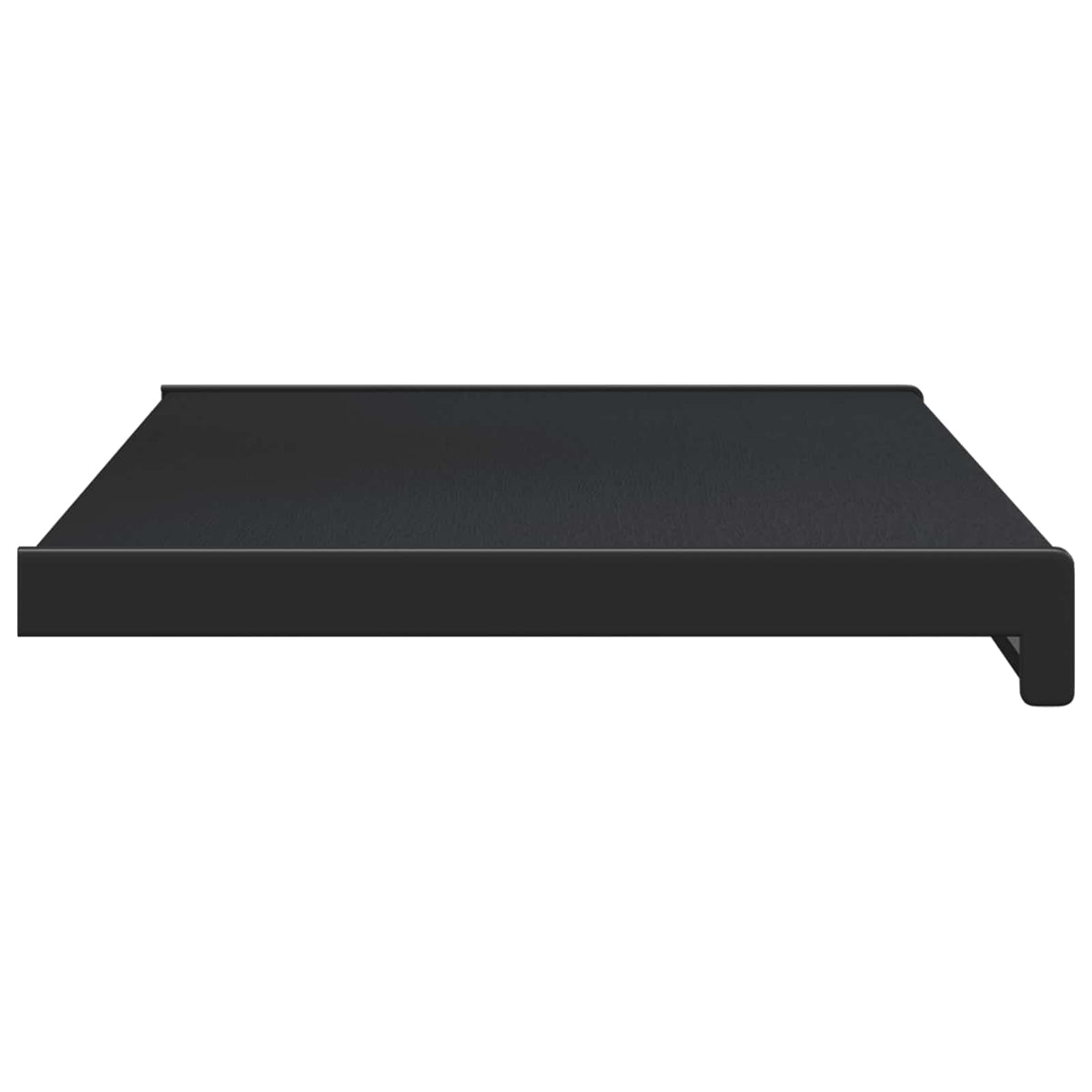 Prozorska klupčica Crno s drvenim uzorkom 60 x 35 x 4,5 cm PVC