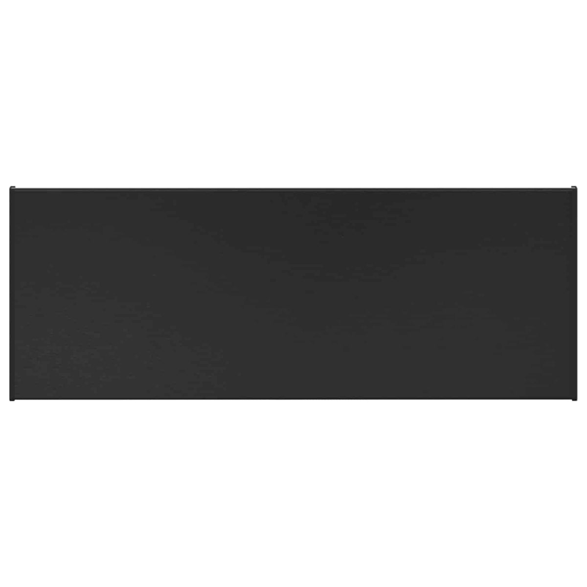 Prozorska klupčica Crno s drvenim uzorkom 60 x 35 x 4,5 cm PVC