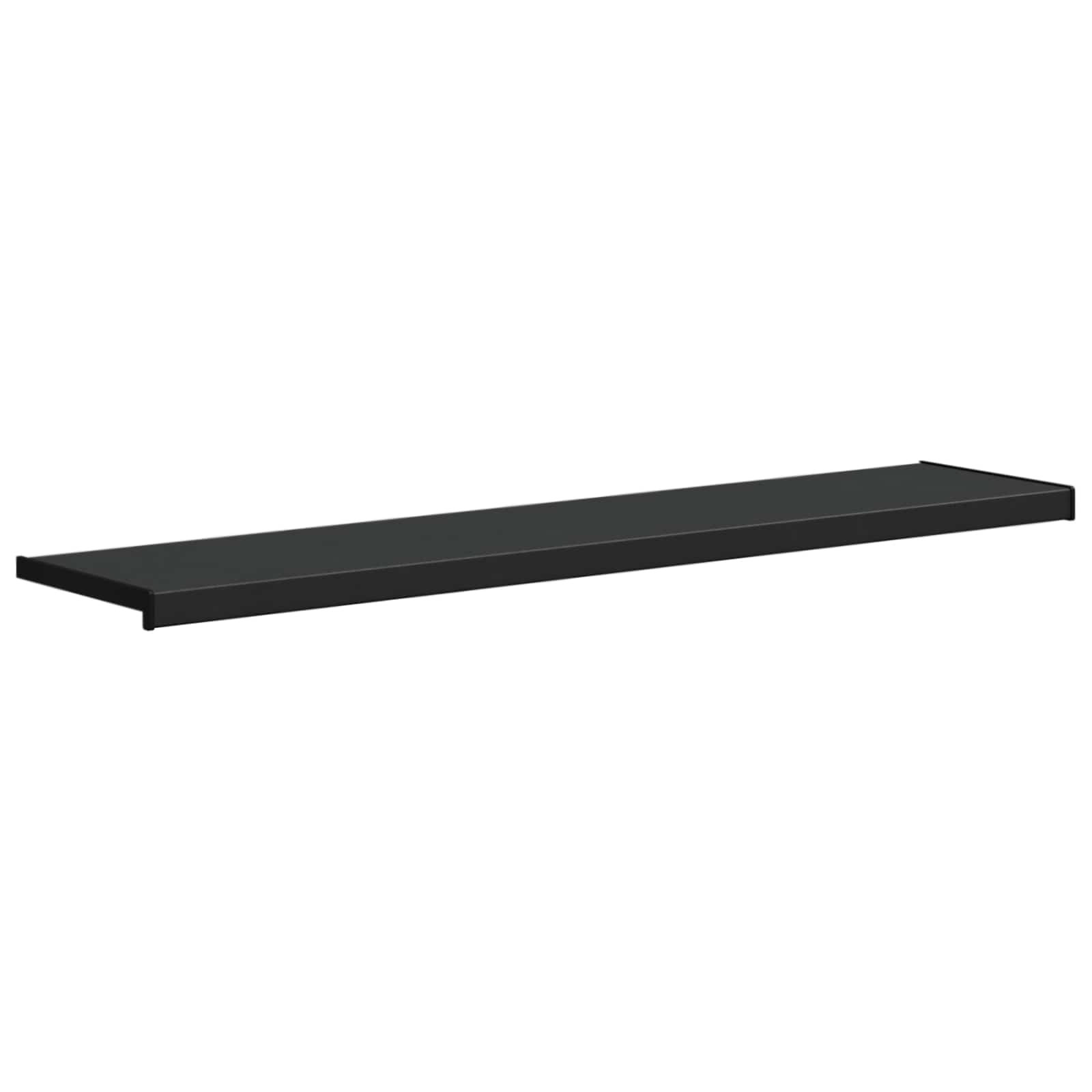 Prozorska klupčica Crno s drvenim uzorkom 160 x 35 x 4,5 cm PVC
