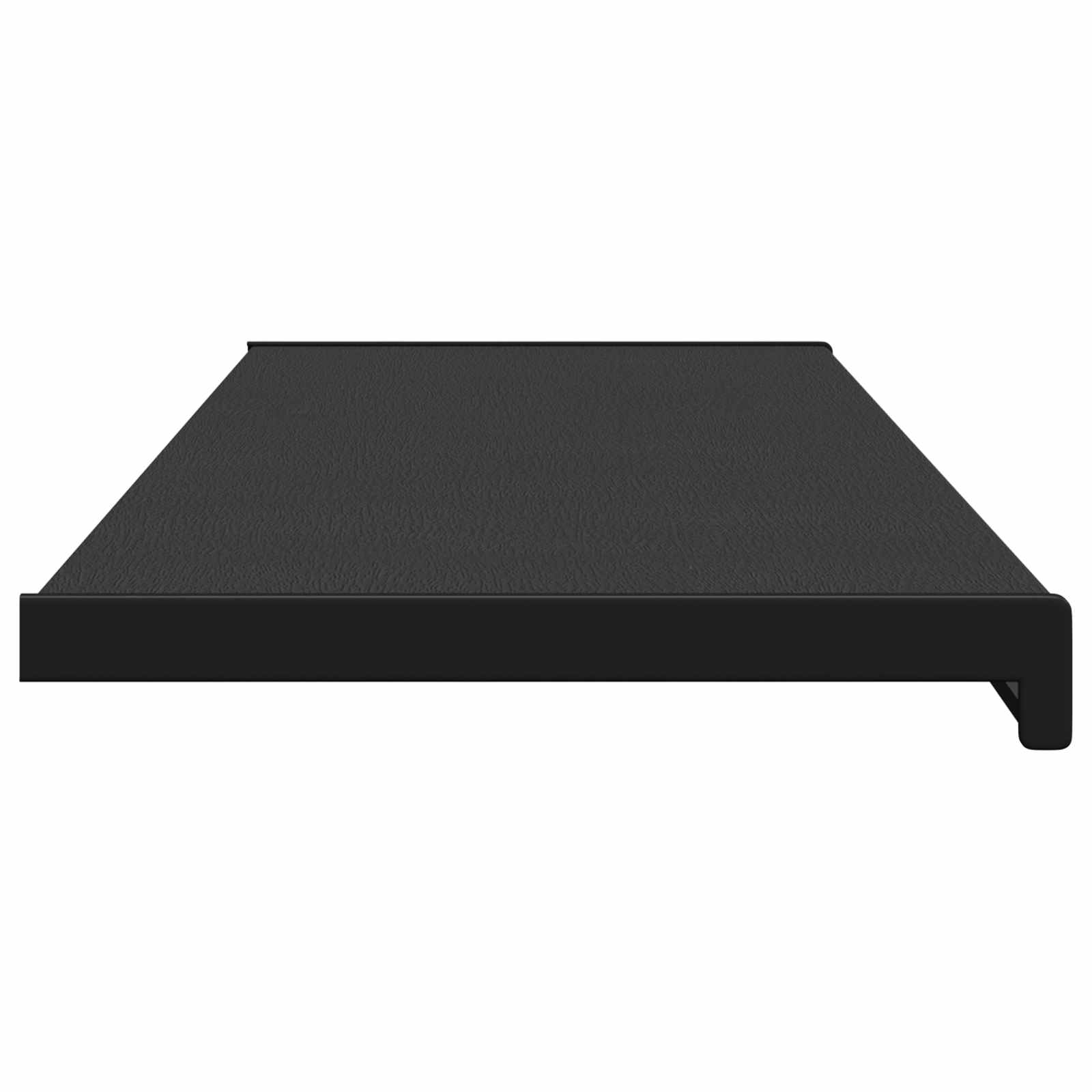 Prozorska klupčica Crno s drvenim uzorkom 160 x 35 x 4,5 cm PVC