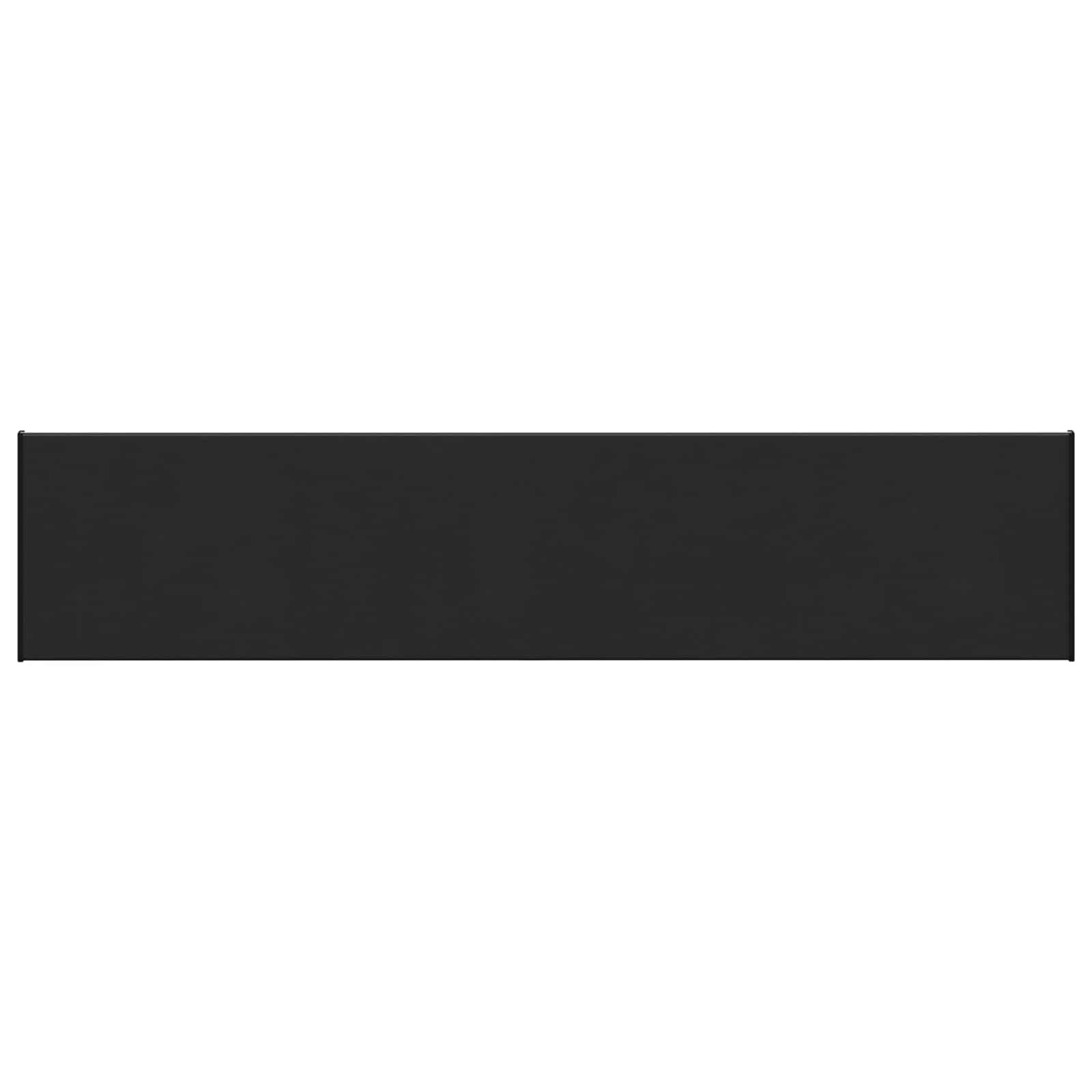Prozorska klupčica Crno s drvenim uzorkom 160 x 35 x 4,5 cm PVC