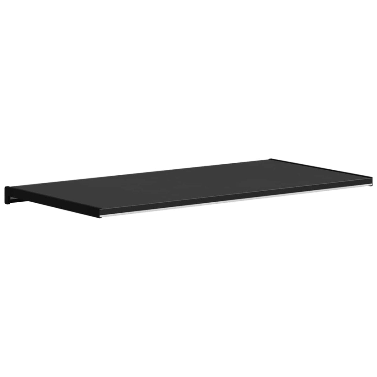 Prozorska klupčica Crno s drvenim uzorkom 100 x 45 x 4,5 cm PVC