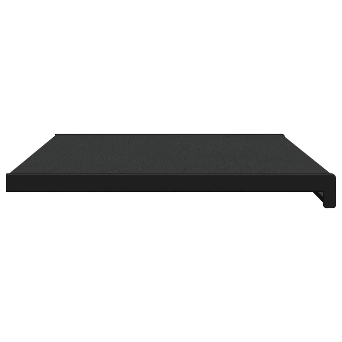 Prozorska klupčica Crno s drvenim uzorkom 100 x 45 x 4,5 cm PVC