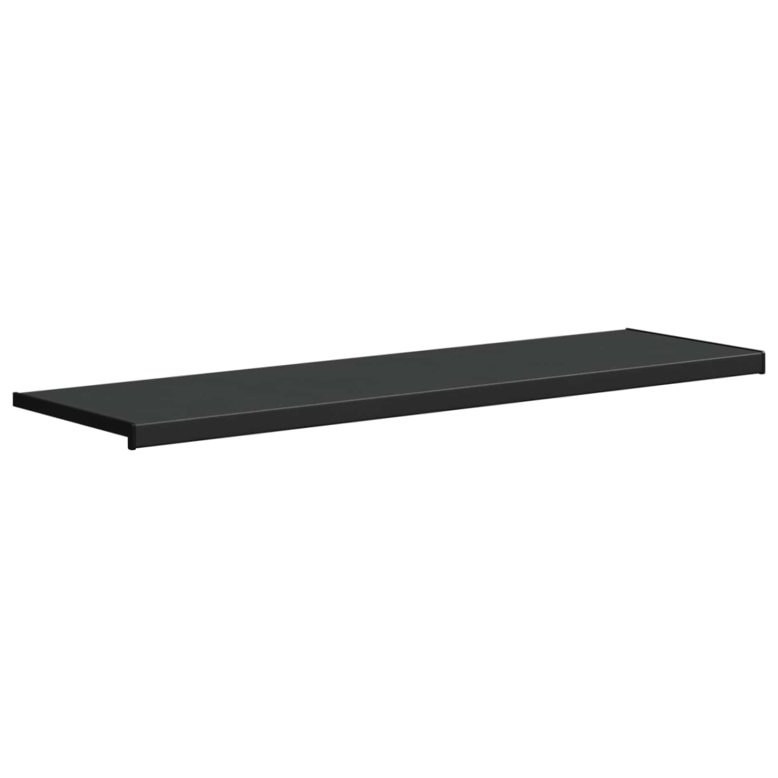 Prozorska klupčica Crno s drvenim uzorkom 120 x 45 x 4,5 cm PVC