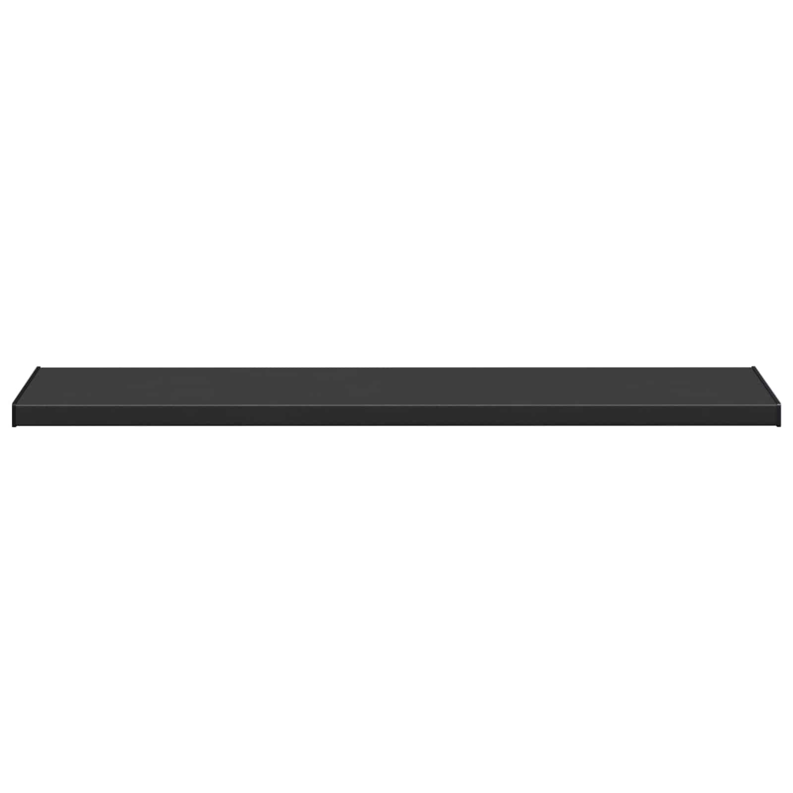 Prozorska klupčica Crno s drvenim uzorkom 120 x 45 x 4,5 cm PVC