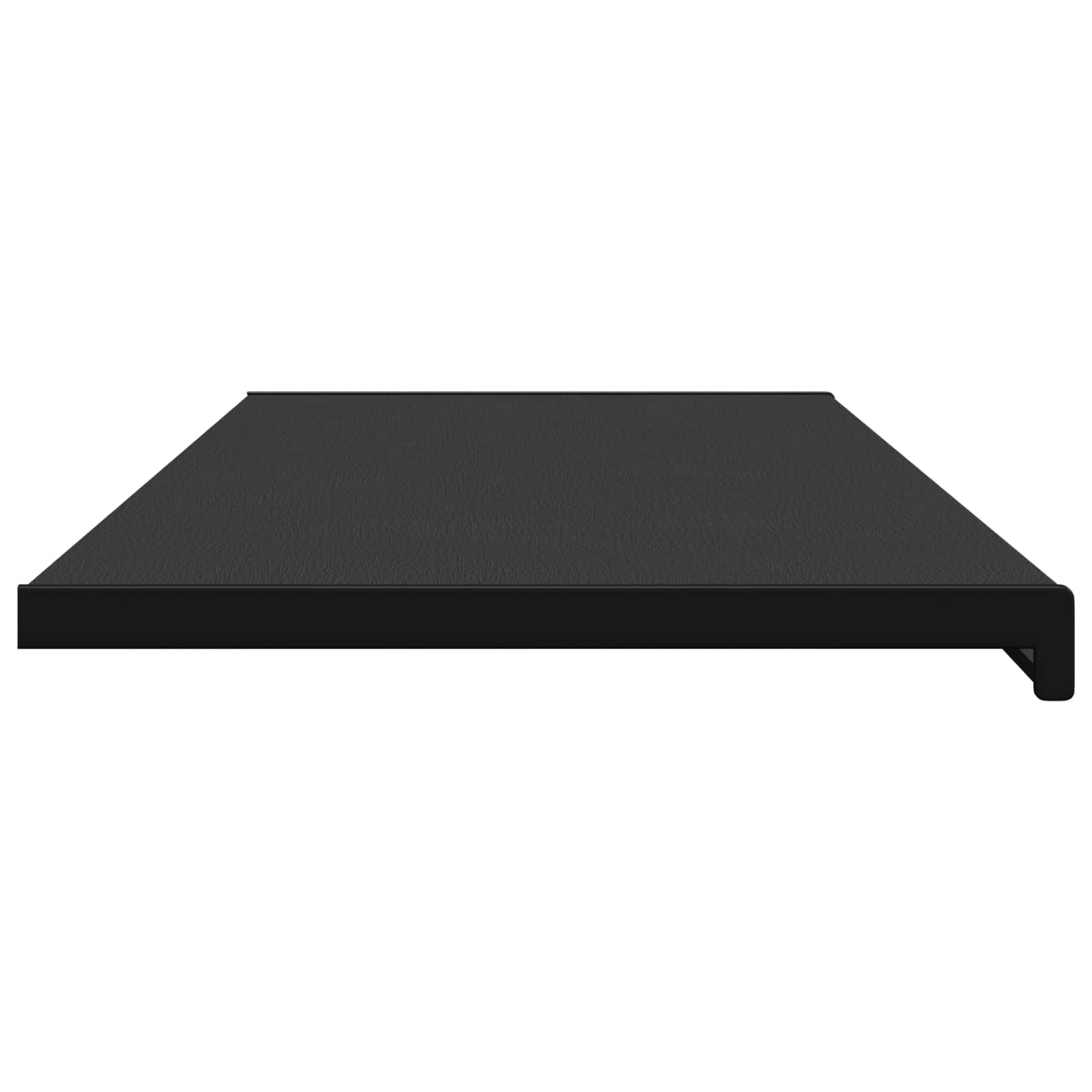 Prozorska klupčica Crno s drvenim uzorkom 120 x 45 x 4,5 cm PVC