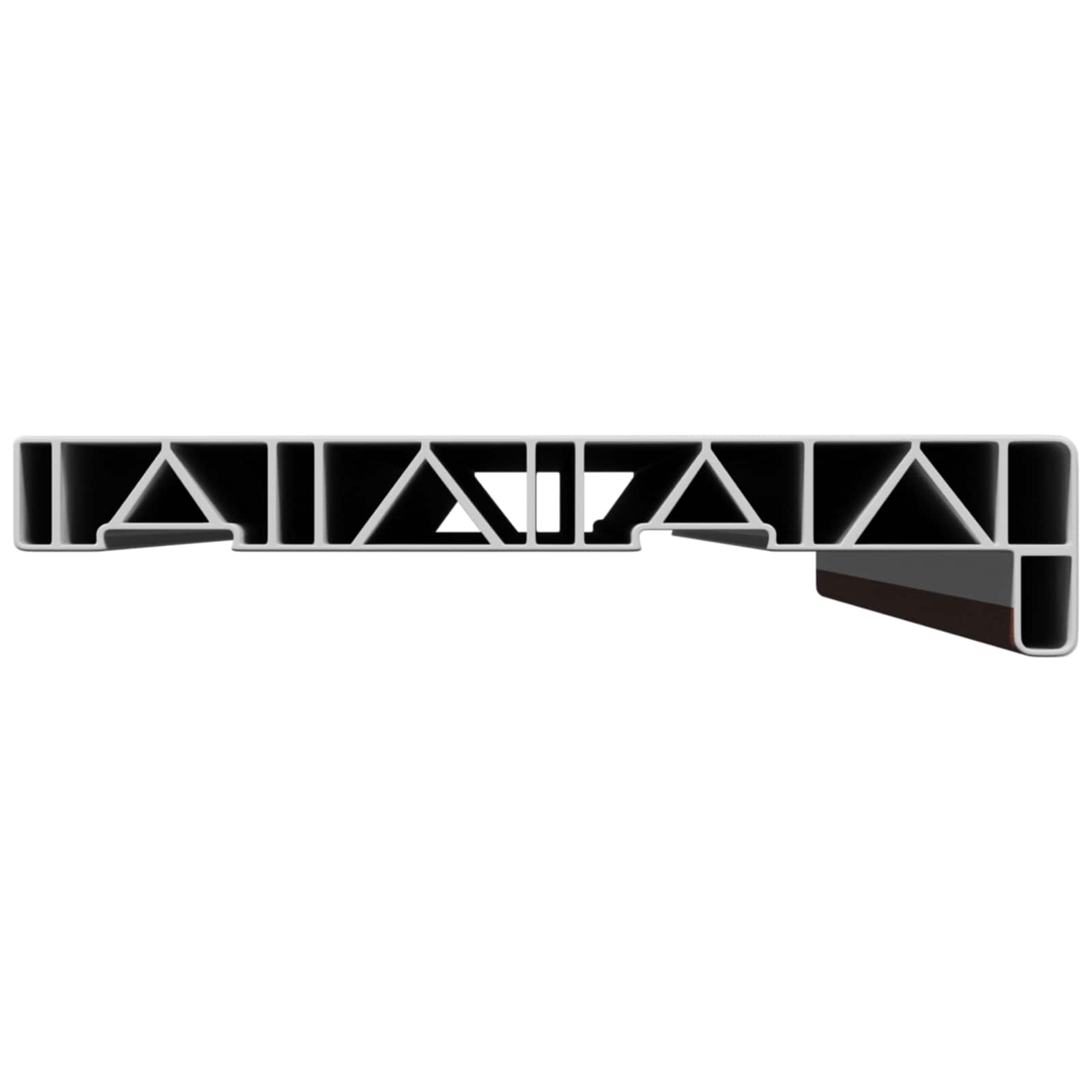 Prozorska klupčica Smeđe drvo 60 x 20 x 4,5 cm PVC