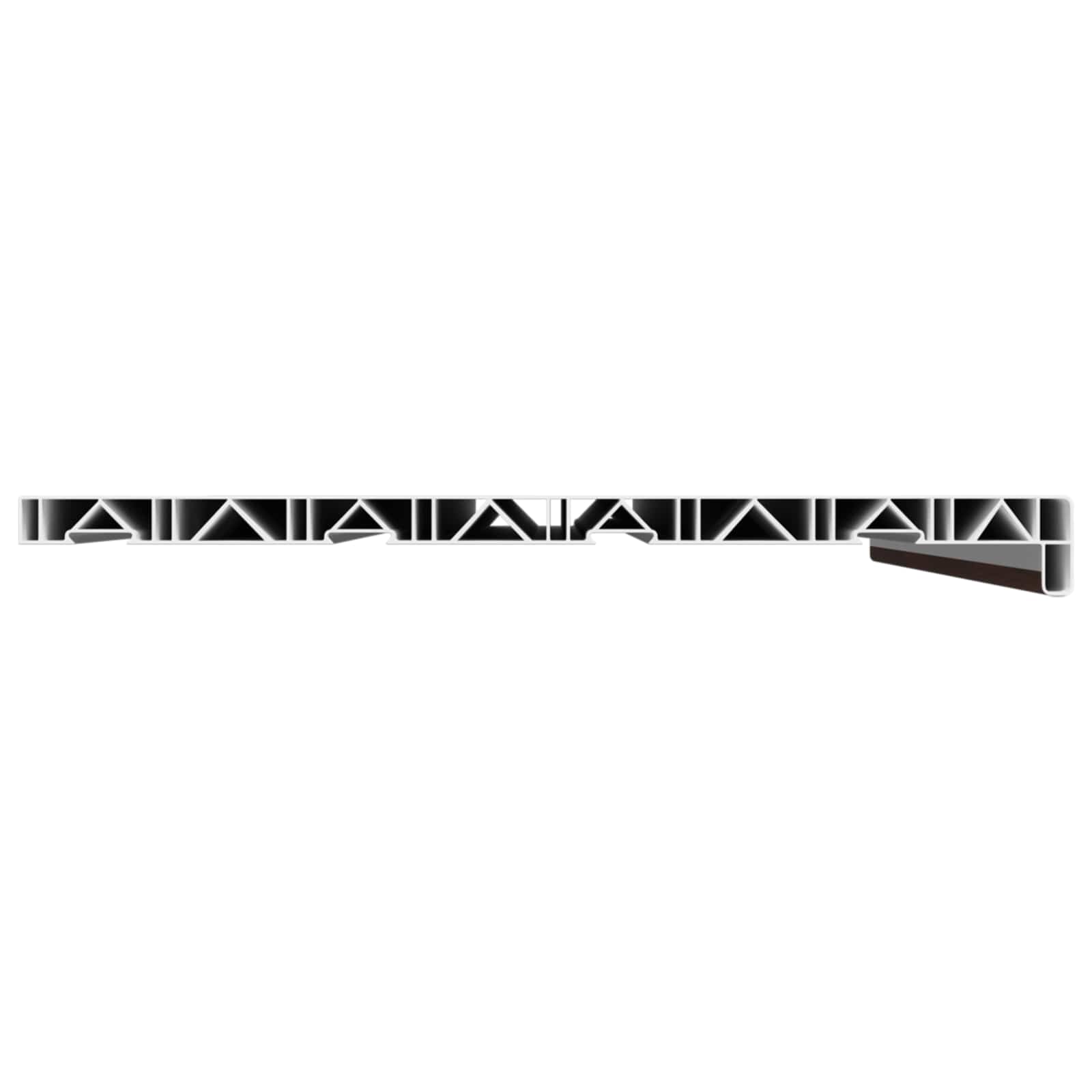 Prozorska klupčica Smeđe drvo 80 x 45 x 4,5 cm PVC