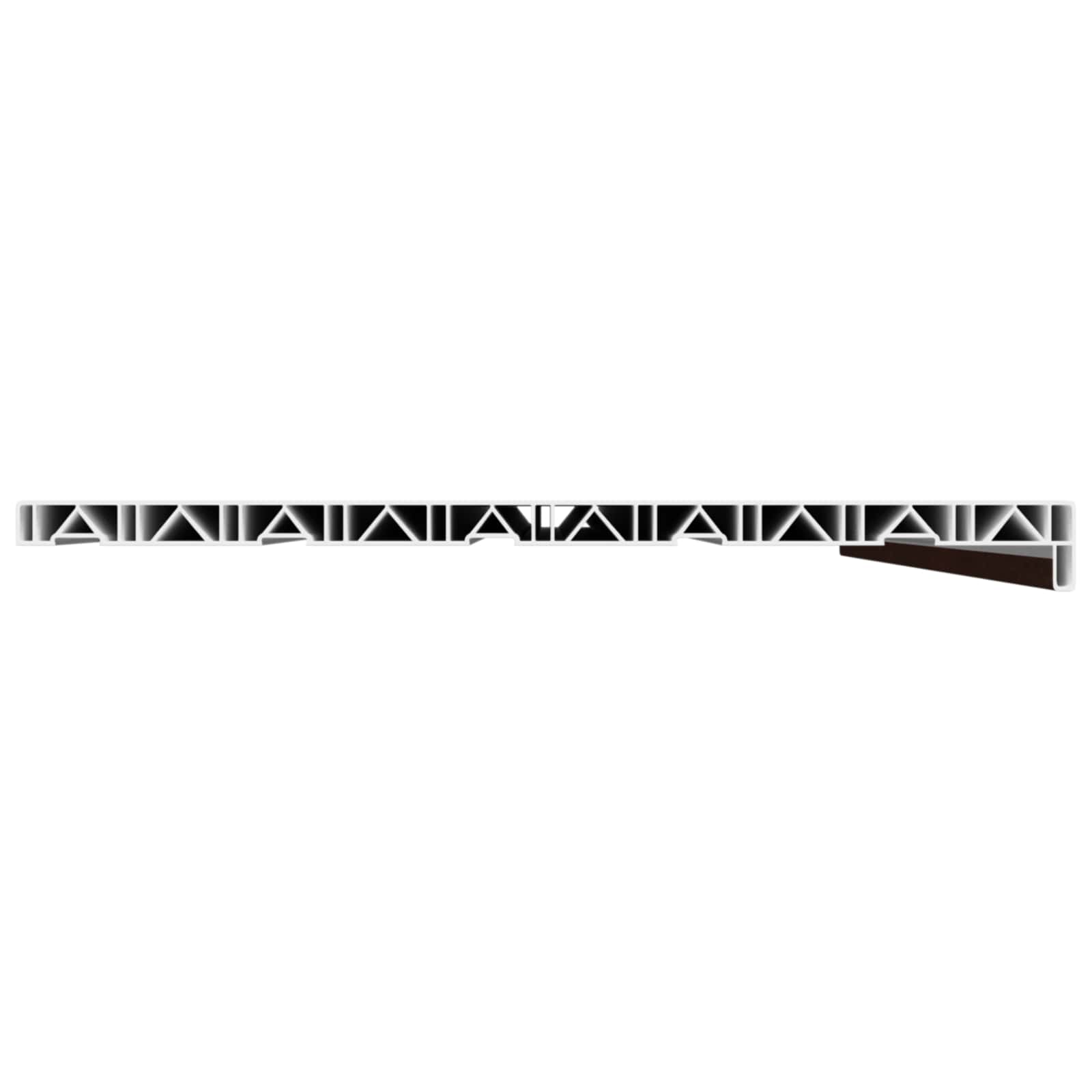 Prozorska klupčica Smeđe drvo 160 x 50 x 4,5 cm PVC