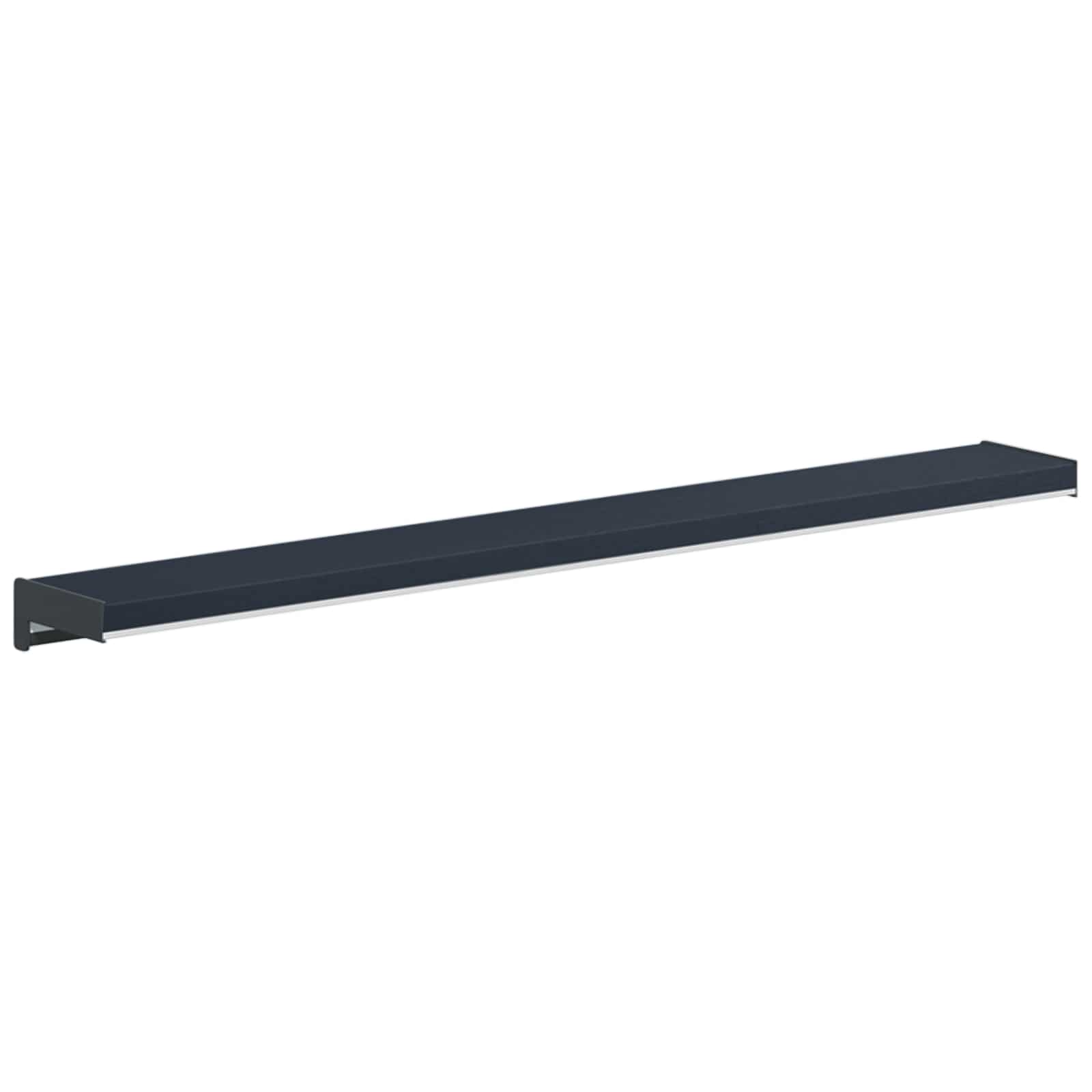 Prozorska klupčica Antracit s drvenim uzorkom 80 x 15 x 4,5 cm