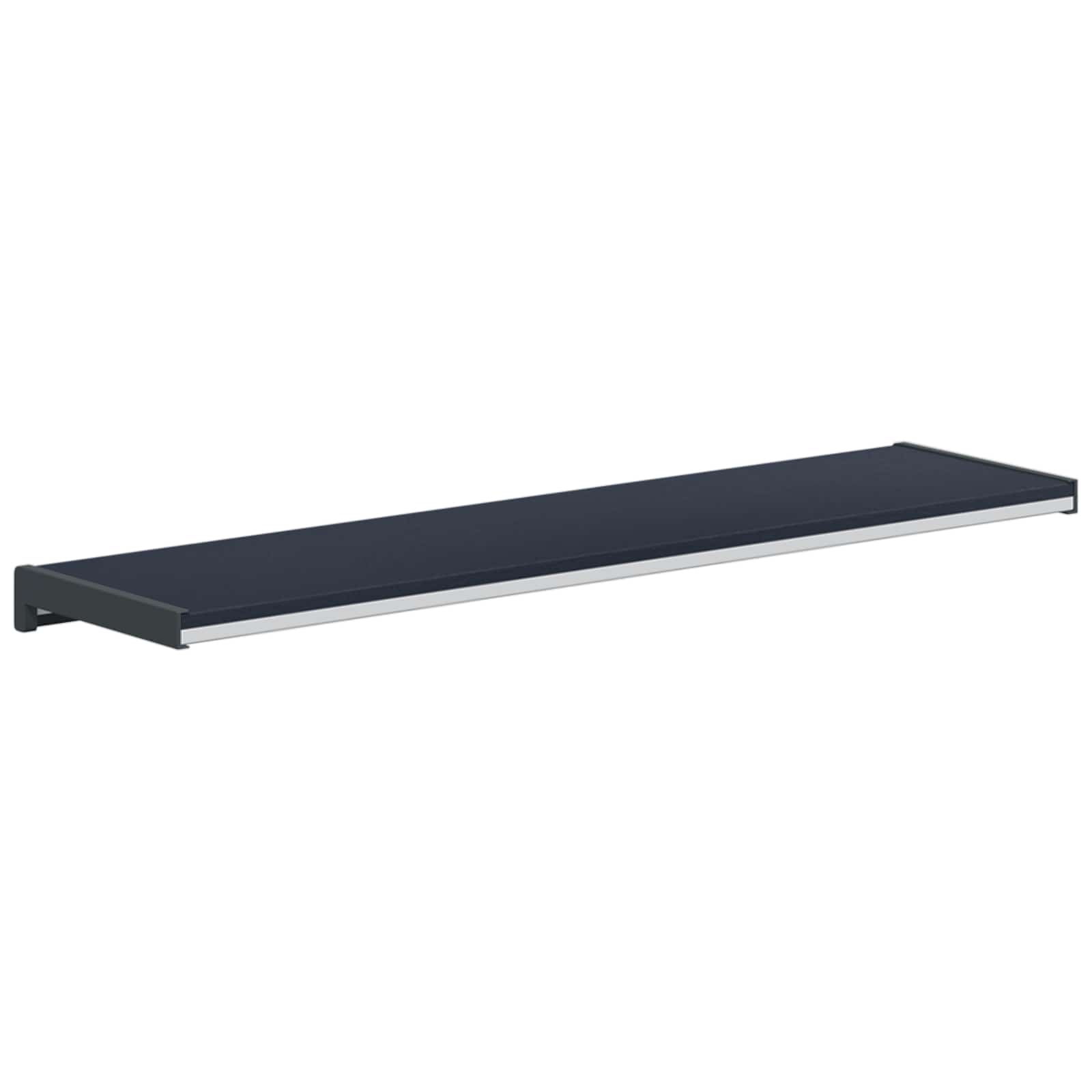 Prozorska klupčica Antracit s drvenim uzorkom 100 x 25 x 4,5 cm