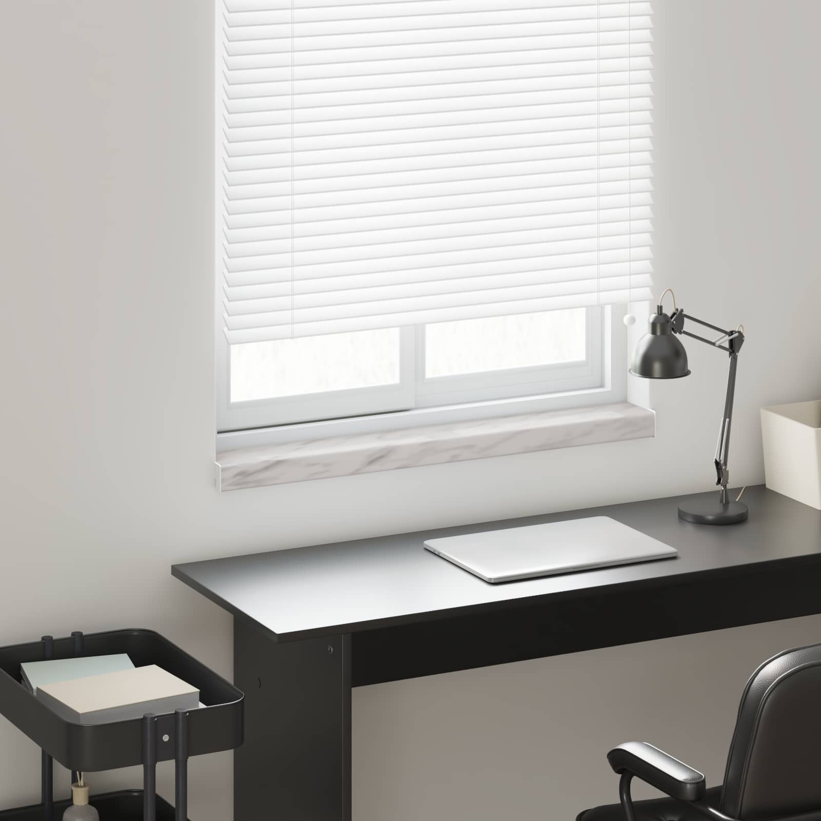 Prozorska klupčica Mramorna tekstura 60 x 15 x 4,5 cm PVC