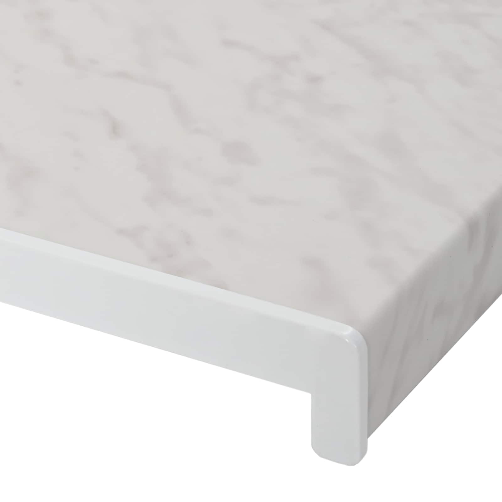 Prozorska klupčica Mramorna tekstura 100 x 20 x 4,5 cm PVC