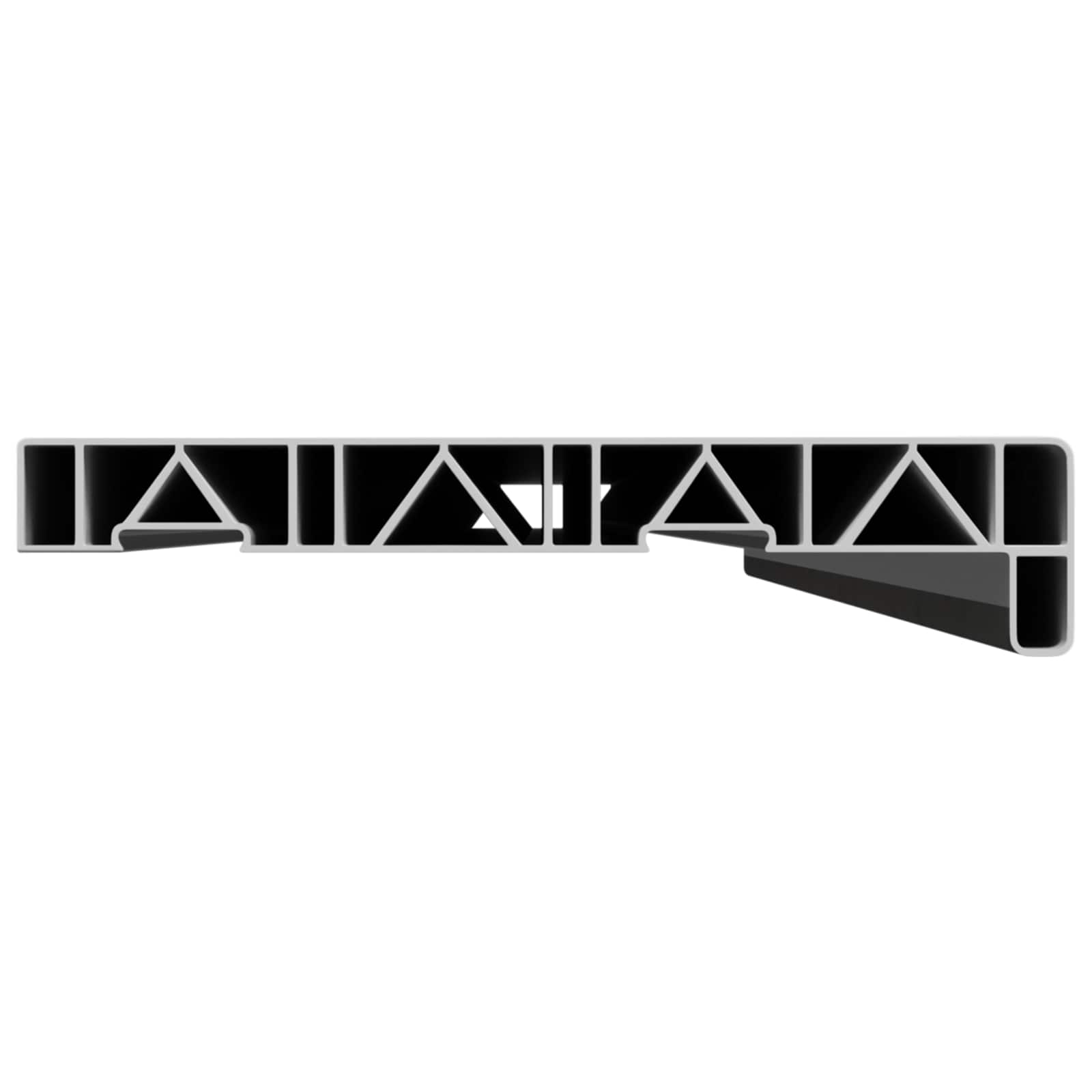 Prozorska klupčica Mramorna tekstura 120 x 20 x 4,5 cm PVC