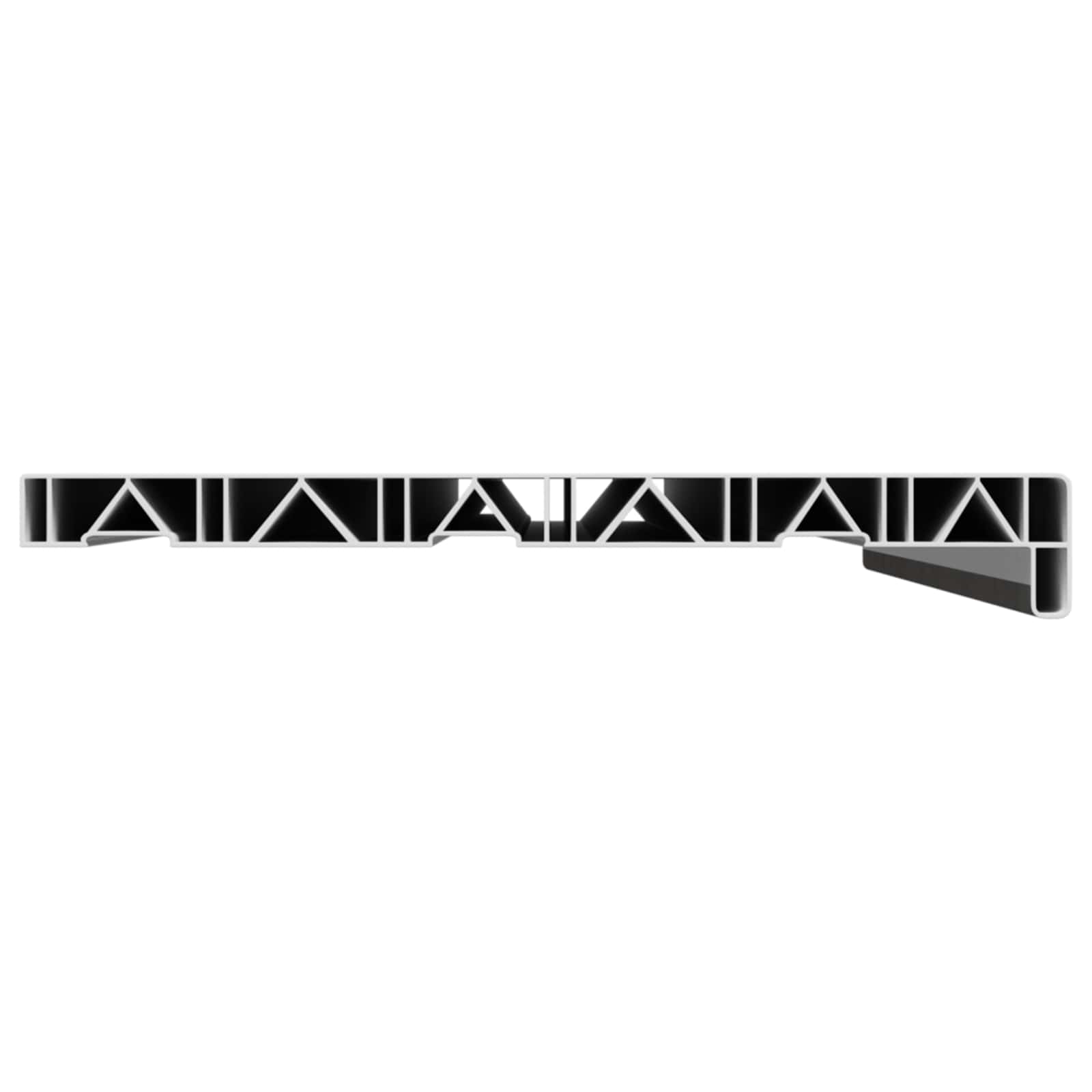 Prozorska klupčica Mramorna tekstura 80 x 30 x 4,5 cm PVC
