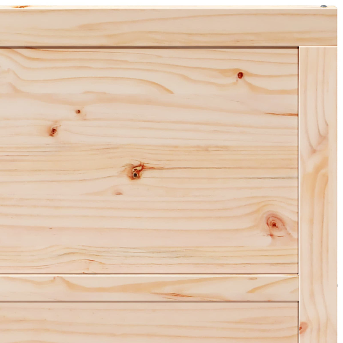 Vrata staje Prirodna 100 x 2,5 x 208 cm Masivna borovina