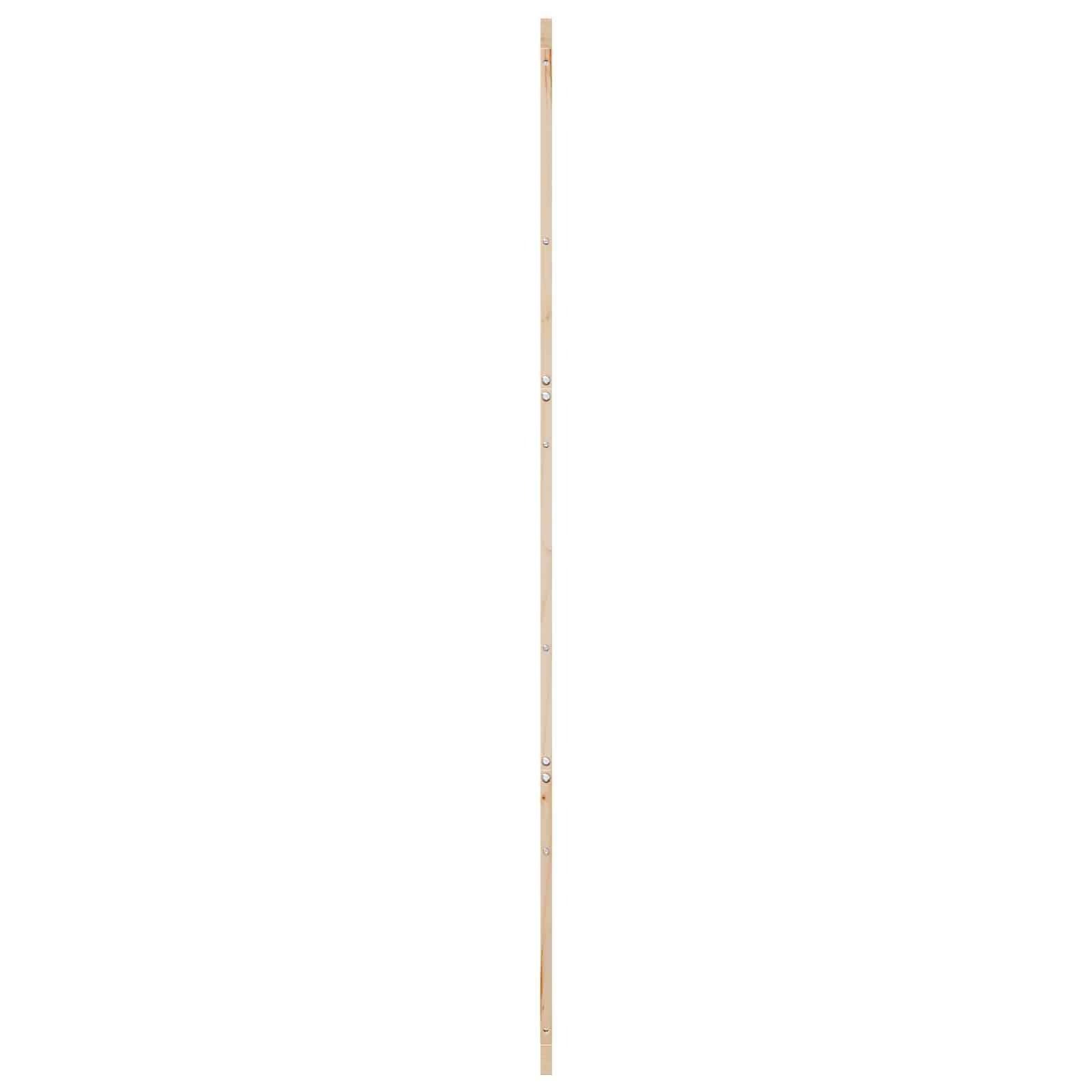 Vrata staje Prirodna 100 x 2,5 x 208 cm Masivna borovina