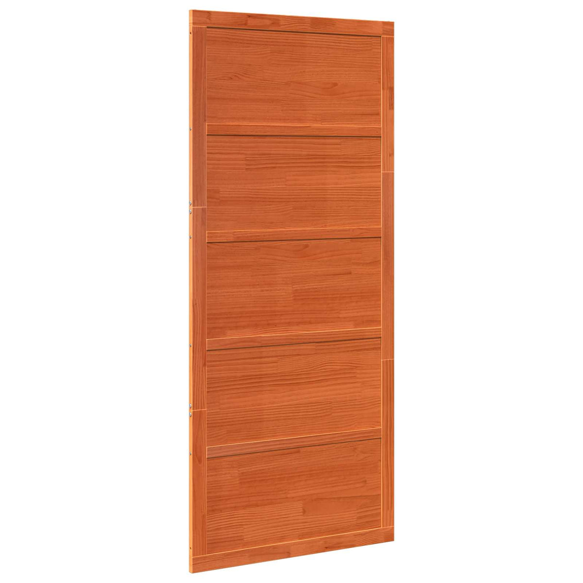Vrata staje Voštanosmeđa 100 x 2,5 x 208 cm Masivna borovina