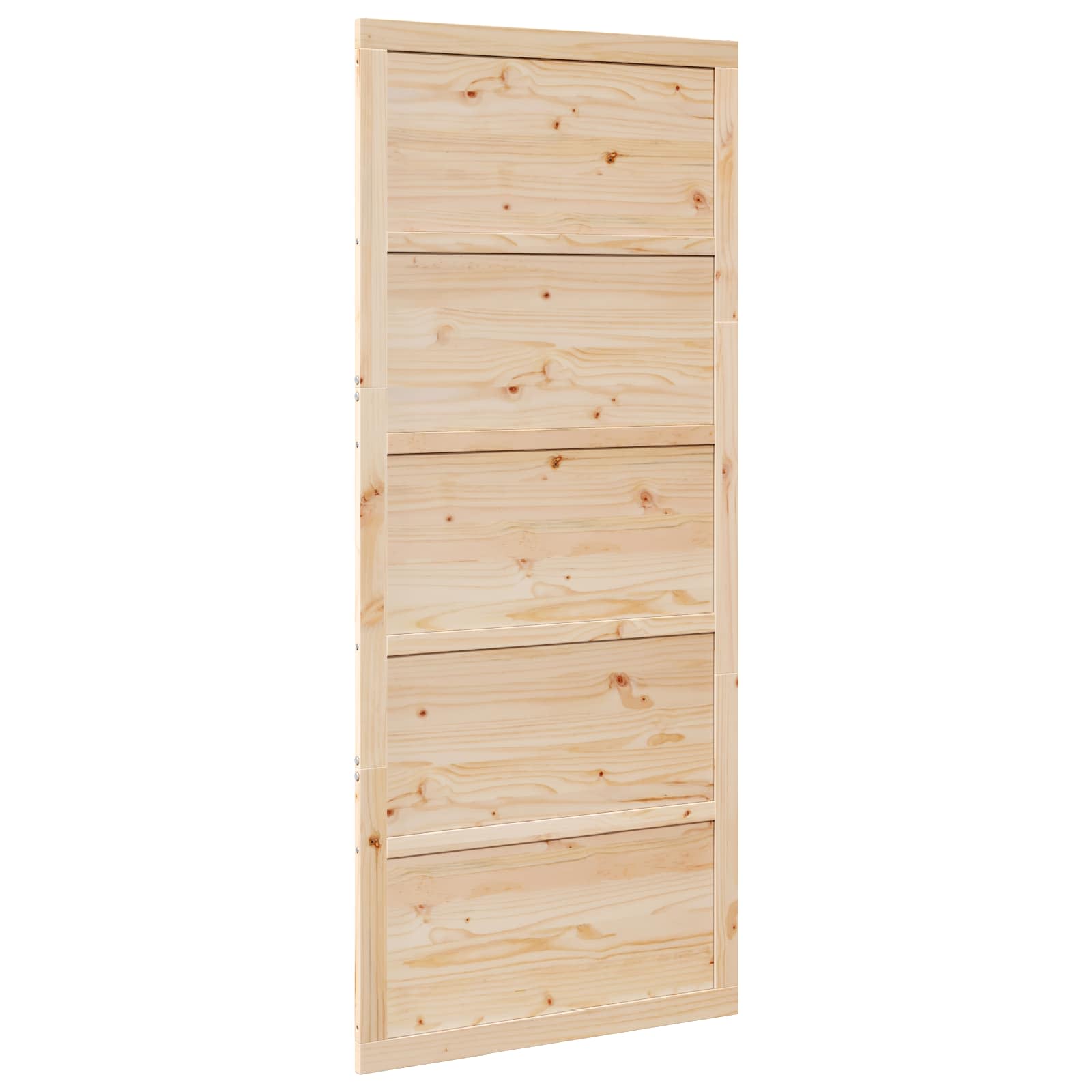 Vrata staje Prirodna 90 x 2,5 x 208 cm Masivna borovina