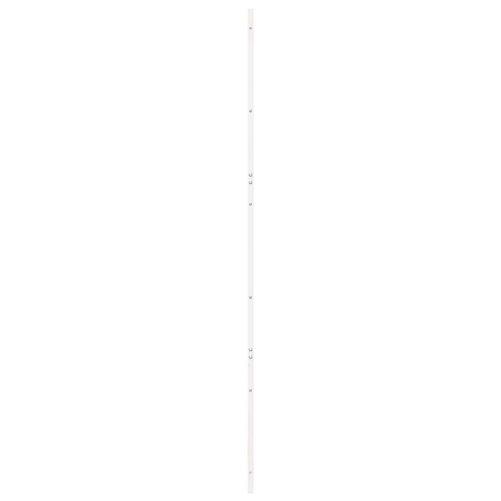 Vrata staje Bijela 90 x 2,5 x 208 cm Masivna borovina