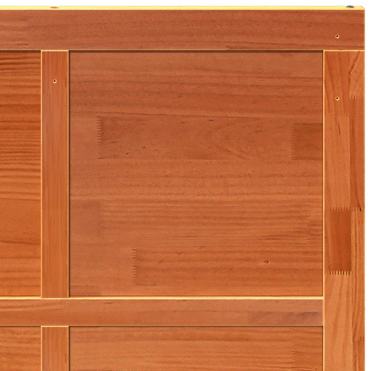 Vrata staje Voštanosmeđa 100 x 2,5 x 208 cm Masivna borovina