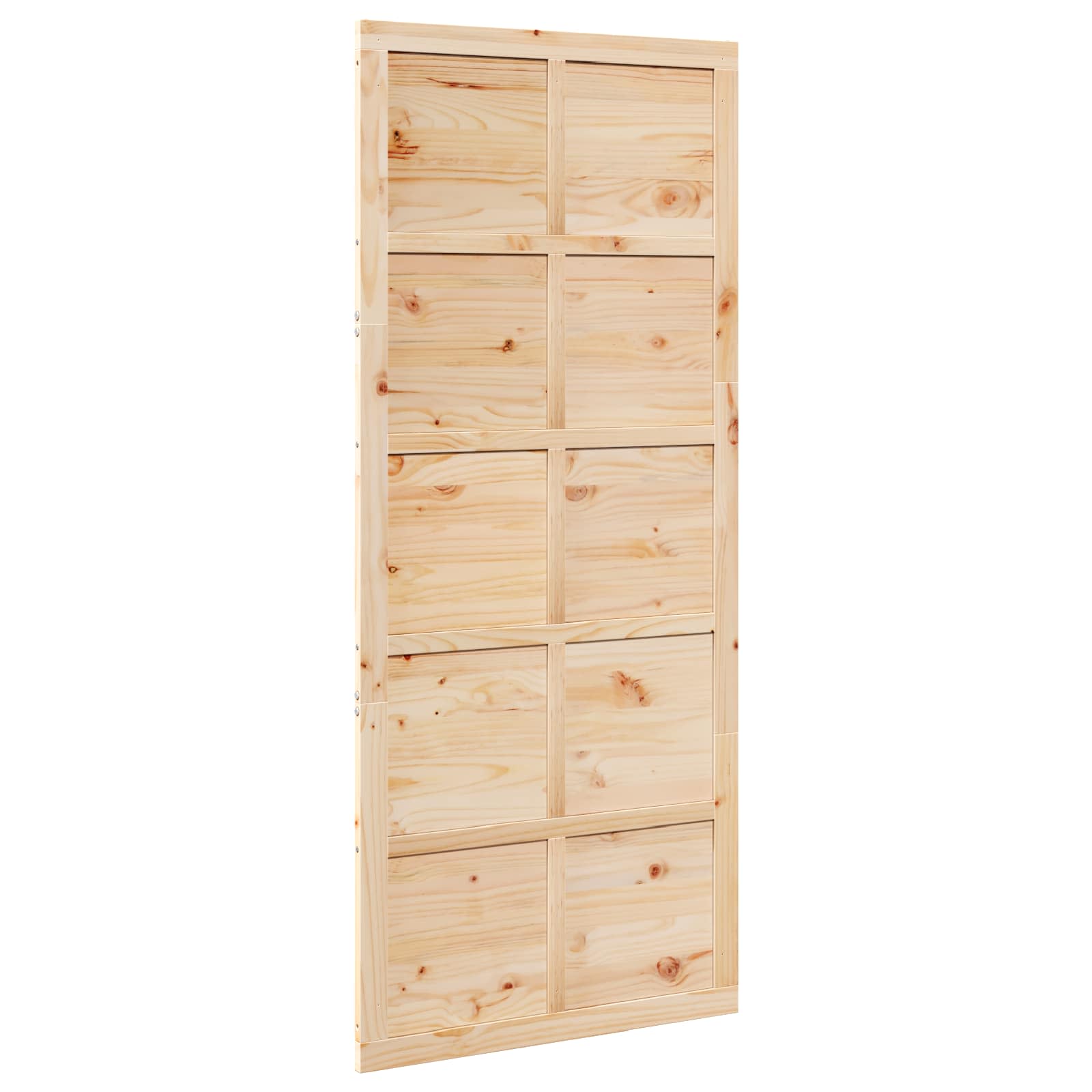 Vrata staje Prirodna 90 x 2,5 x 208 cm Masivna borovina