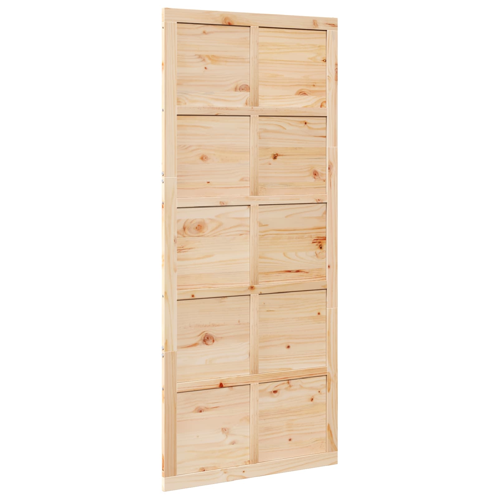 Vrata staje Prirodna 80 x 2,5 x 208 cm Masivna borovina