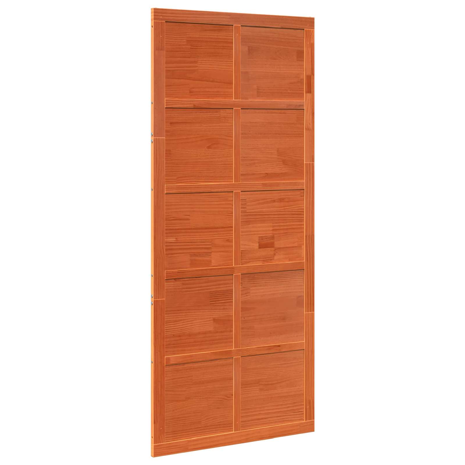 Vrata staje Voštanosmeđa 80 x 2,5 x 208 cm Masivna borovina