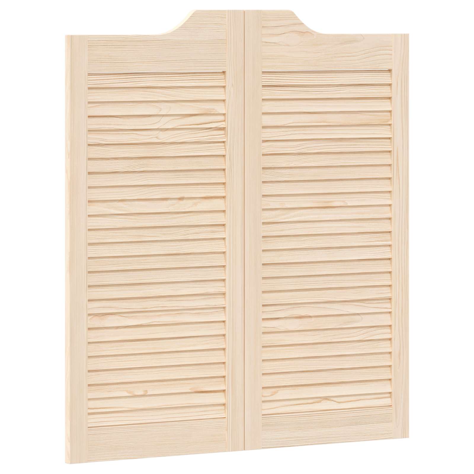 Vrata na rasklapanje 2 pcs Prirodna Masivna borovina