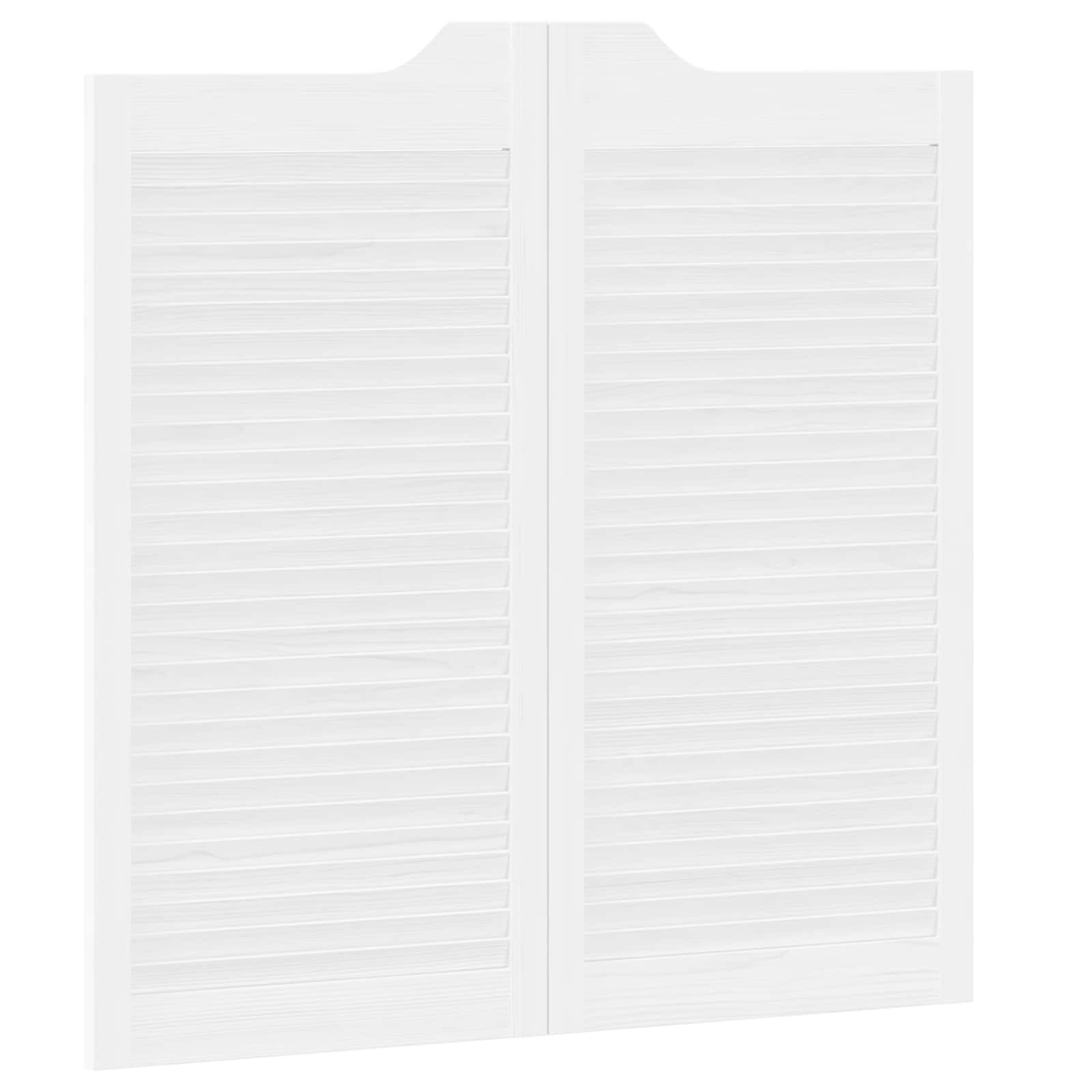 Vrata na rasklapanje Bijela 100 x 50 cm Masivna borovina