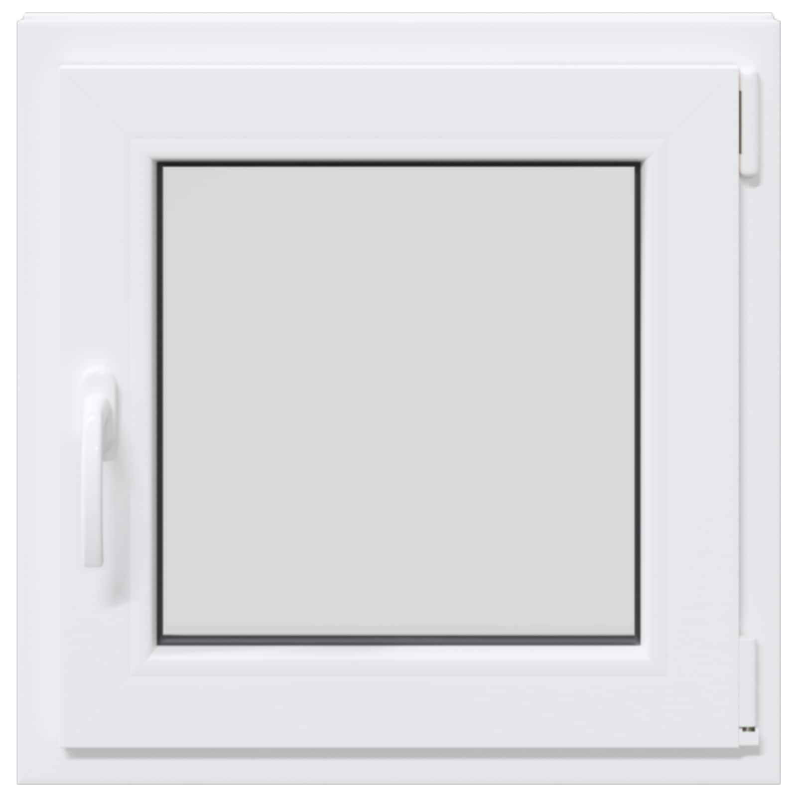 Prozor za podrum RISOR 60 x 60 cm PVC i staklo Bijela