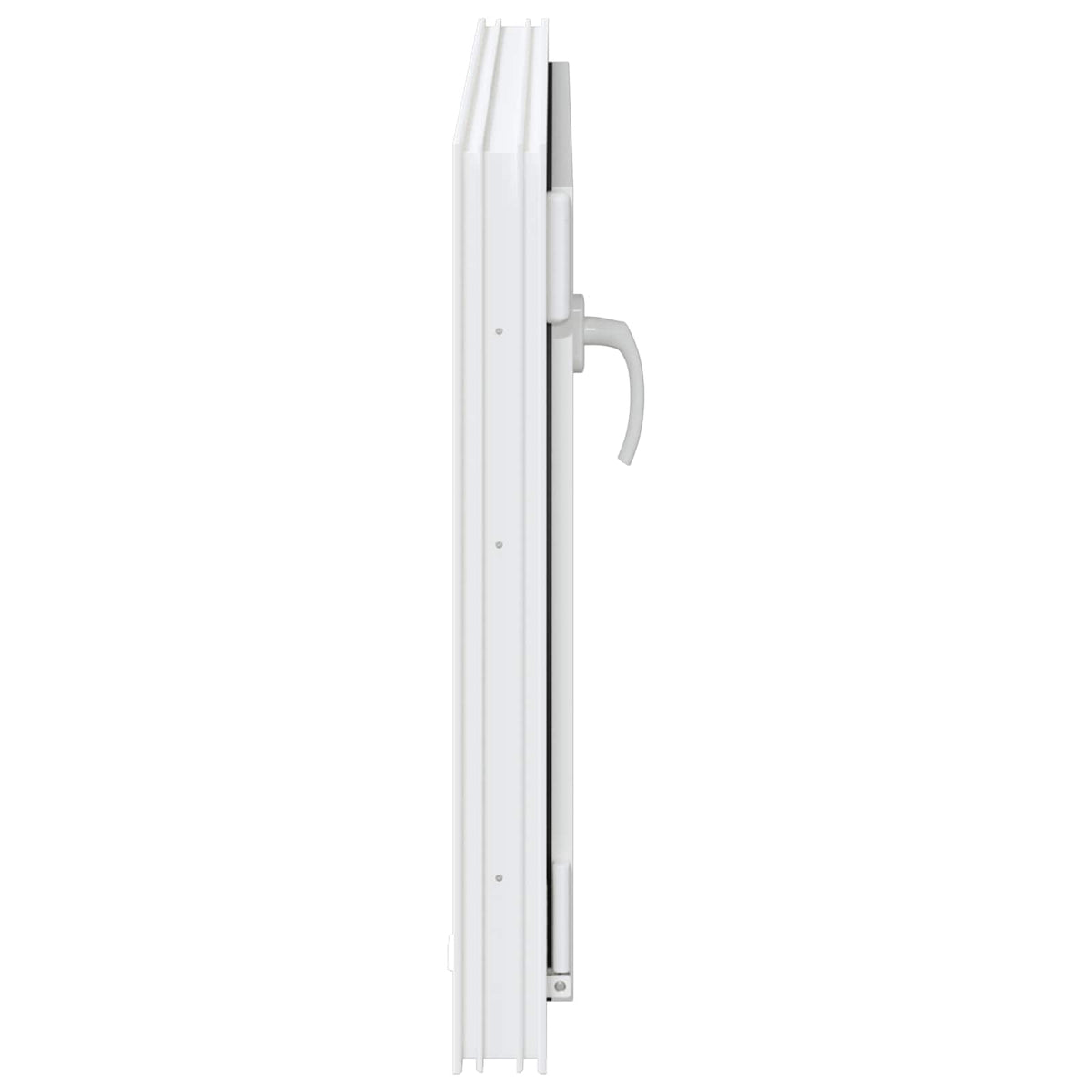 Prozor za podrum RISOR 80 x 60 cm PVC i staklo Bijela