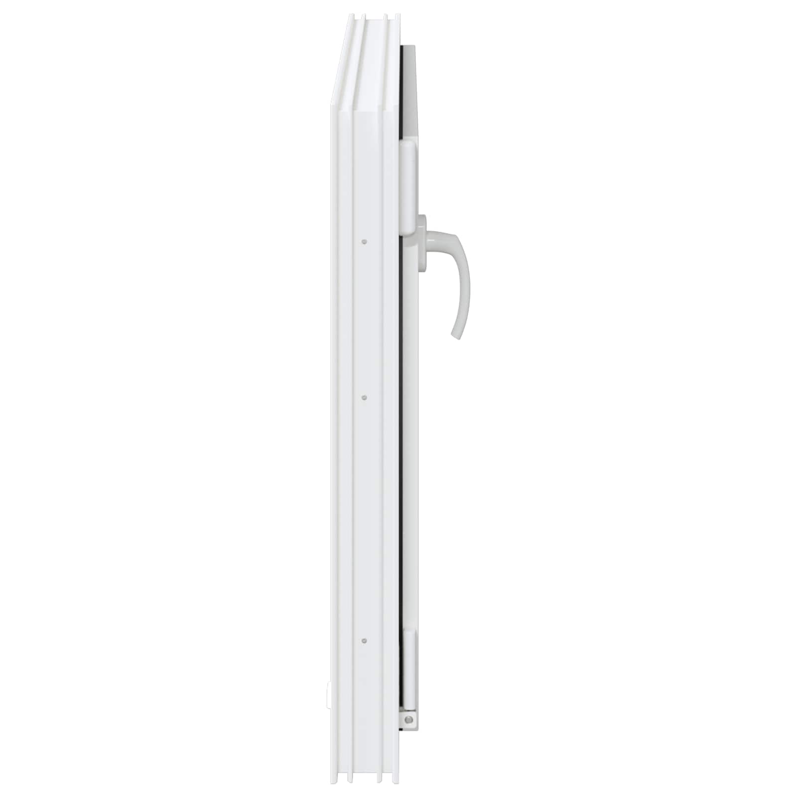 Prozor za podrum RISOR 80 x 60 cm PVC i staklo Bijela